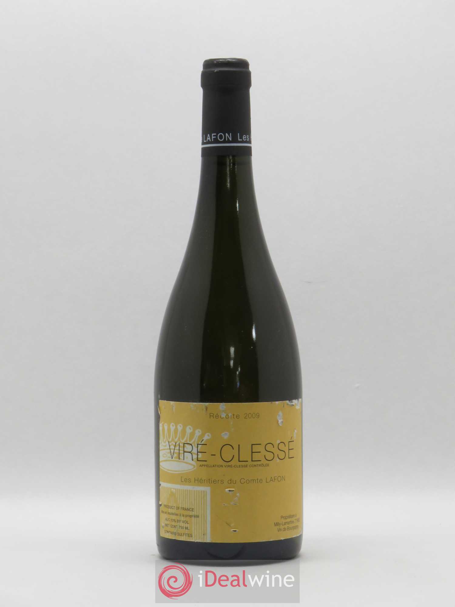 Viré-Clessé Héritiers du Comte Lafon (Domaine des) (sans prix de réserve) 2009 - Lot de 1 bouteille - 0