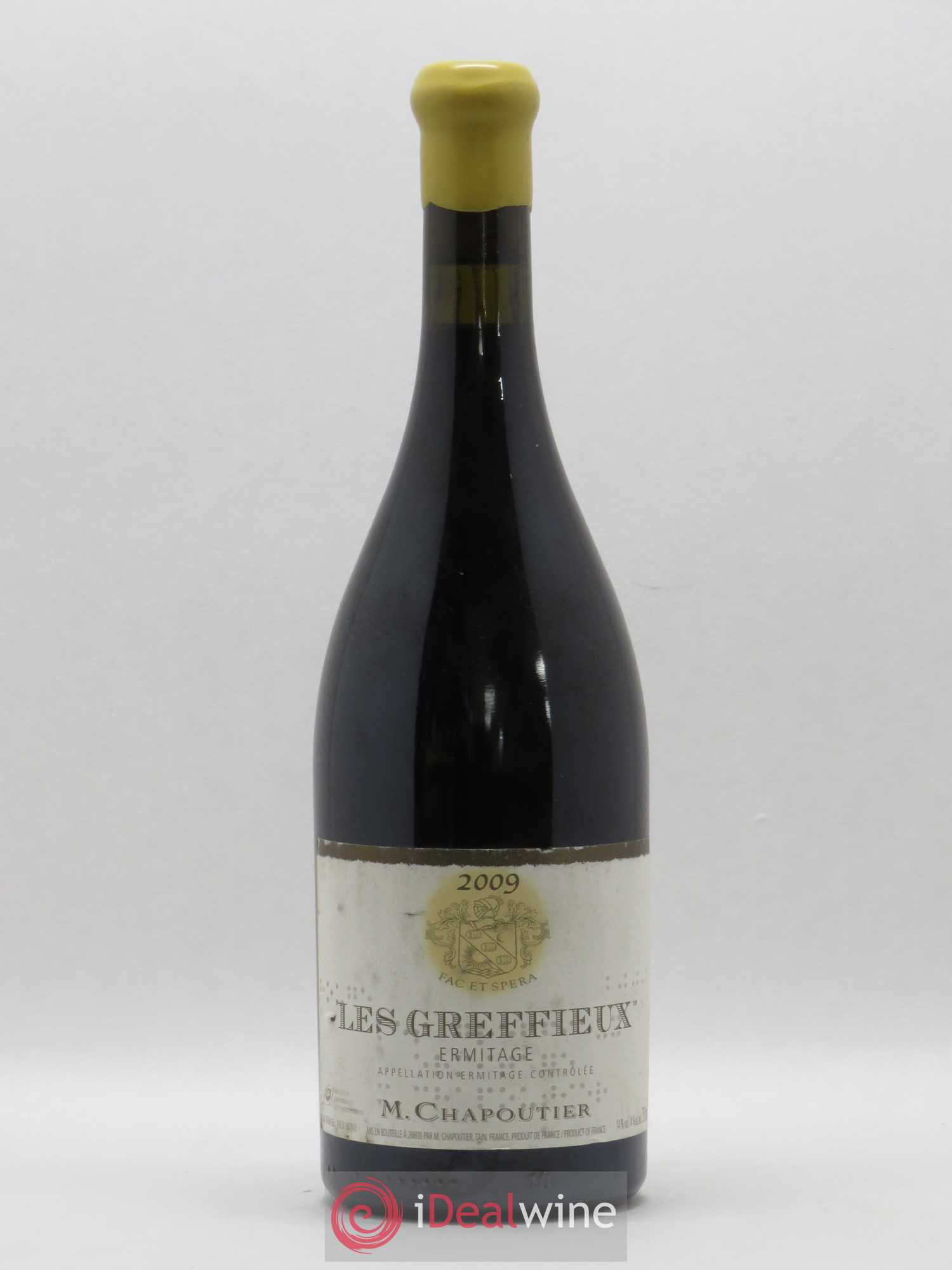Hermitage Ermitage Les Greffieux Chapoutier (sans prix de réserve) 2009 - Lot de 1 bouteille - 0