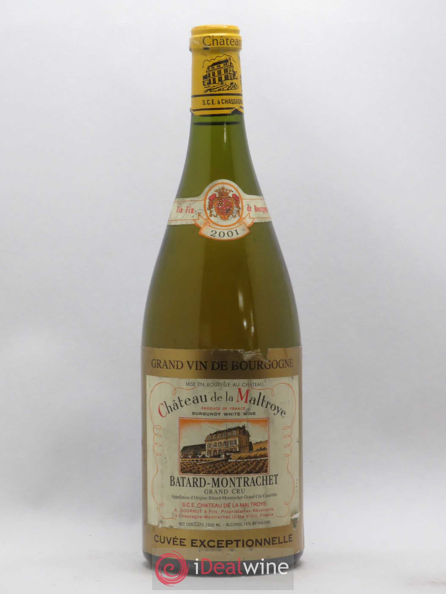 Bâtard-Montrachet Grand Cru Château de la Maltroye Cuvée Exceptionnelle 2001 - Lot de 1 magnum - 0