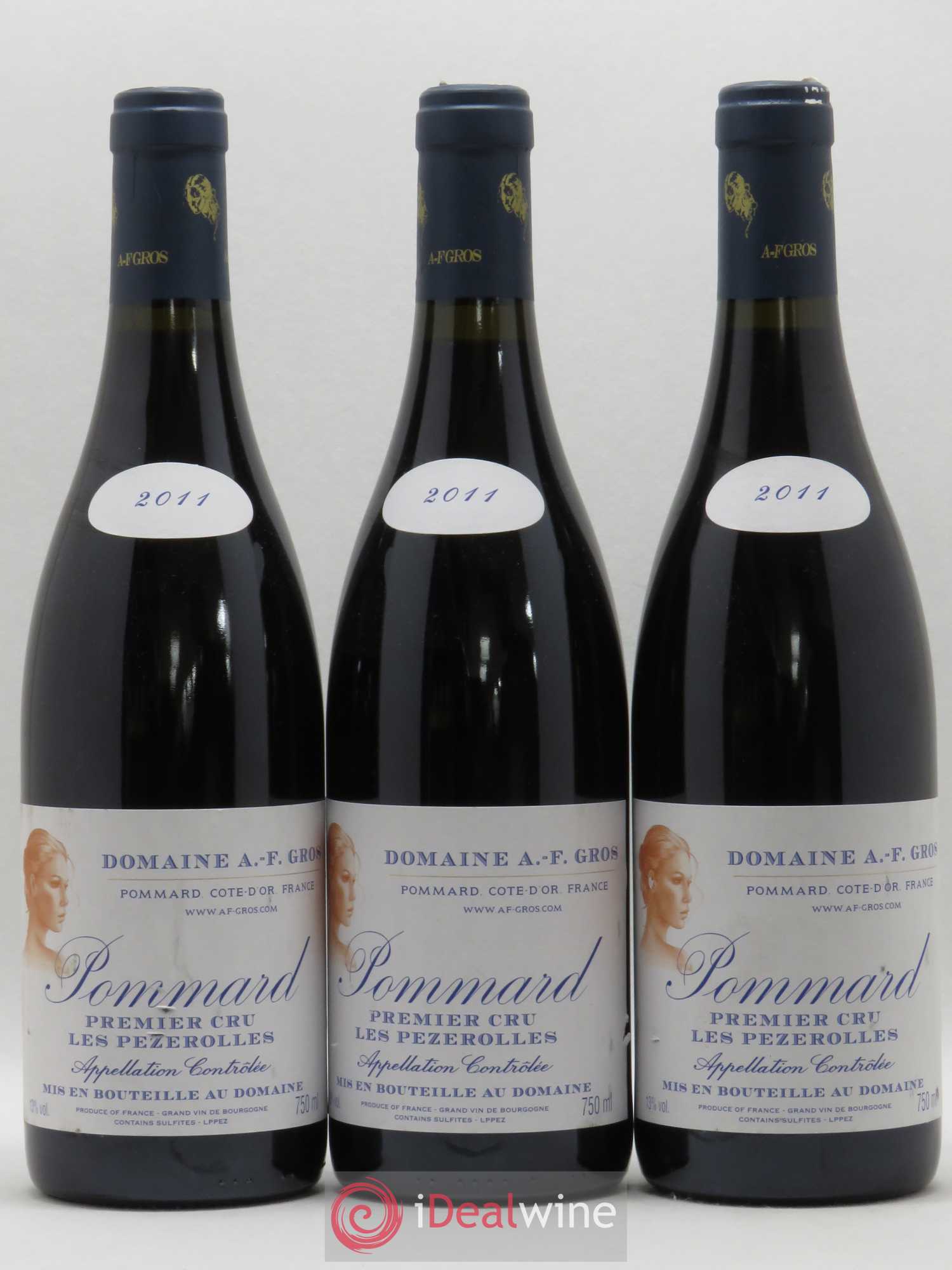 Pommard 1er Cru Les Pézerolles A.-F. Gros 2011 - Lot de 3 bouteilles - 0