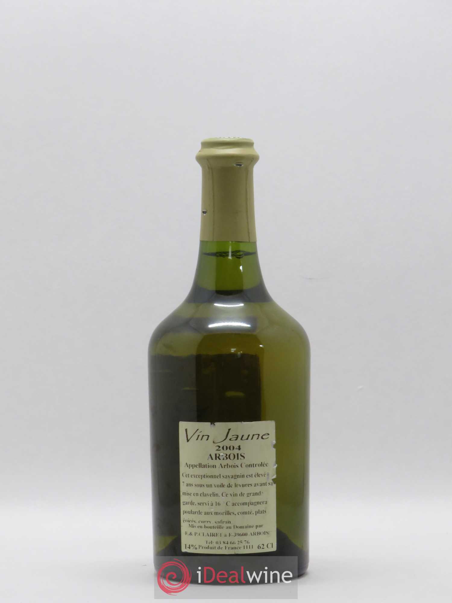 Arbois Vin Jaune Domaine de la Tournelle (sans prix de réserve) 2004 - Posten von 1 Flasche - 1