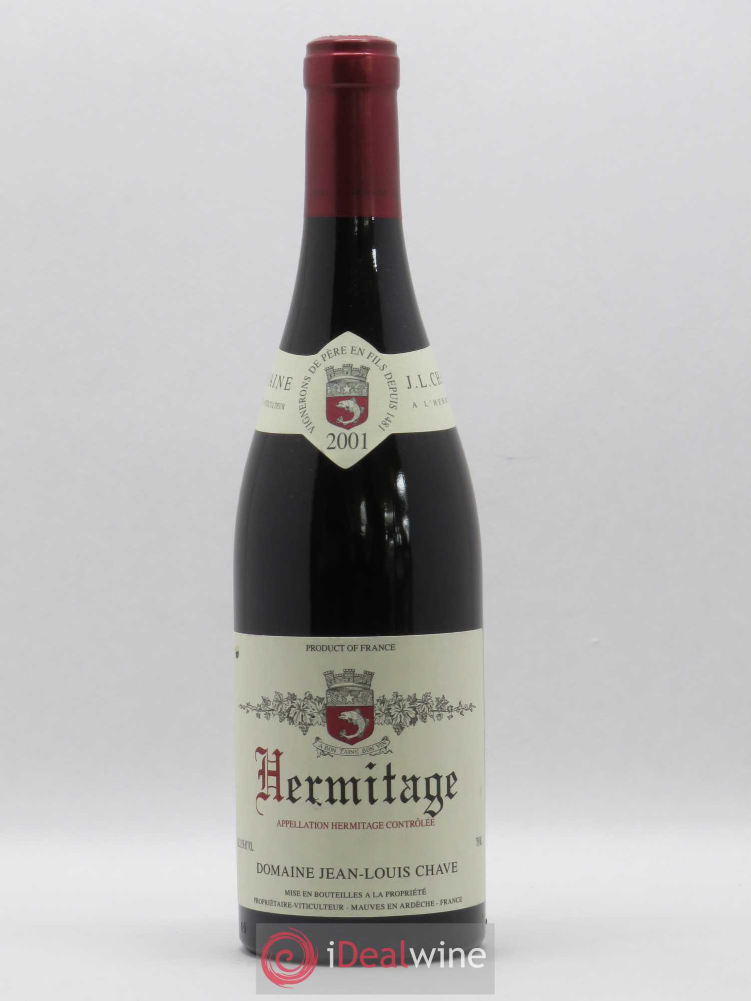 Hermitage Jean-Louis Chave 2001 - Lot de 1 bouteille - 0