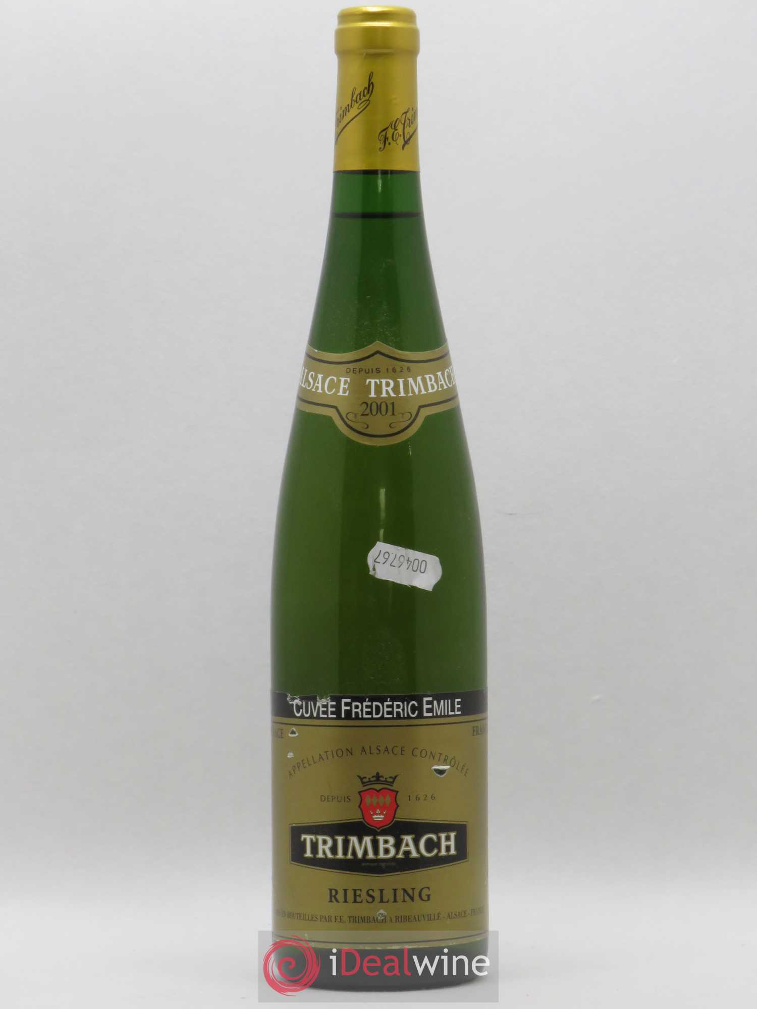 Alsace Riesling Cuvée Frédéric Emile Trimbach (Domaine) (sans prix de réserve) 2001 - Lot de 1 bouteille - 0