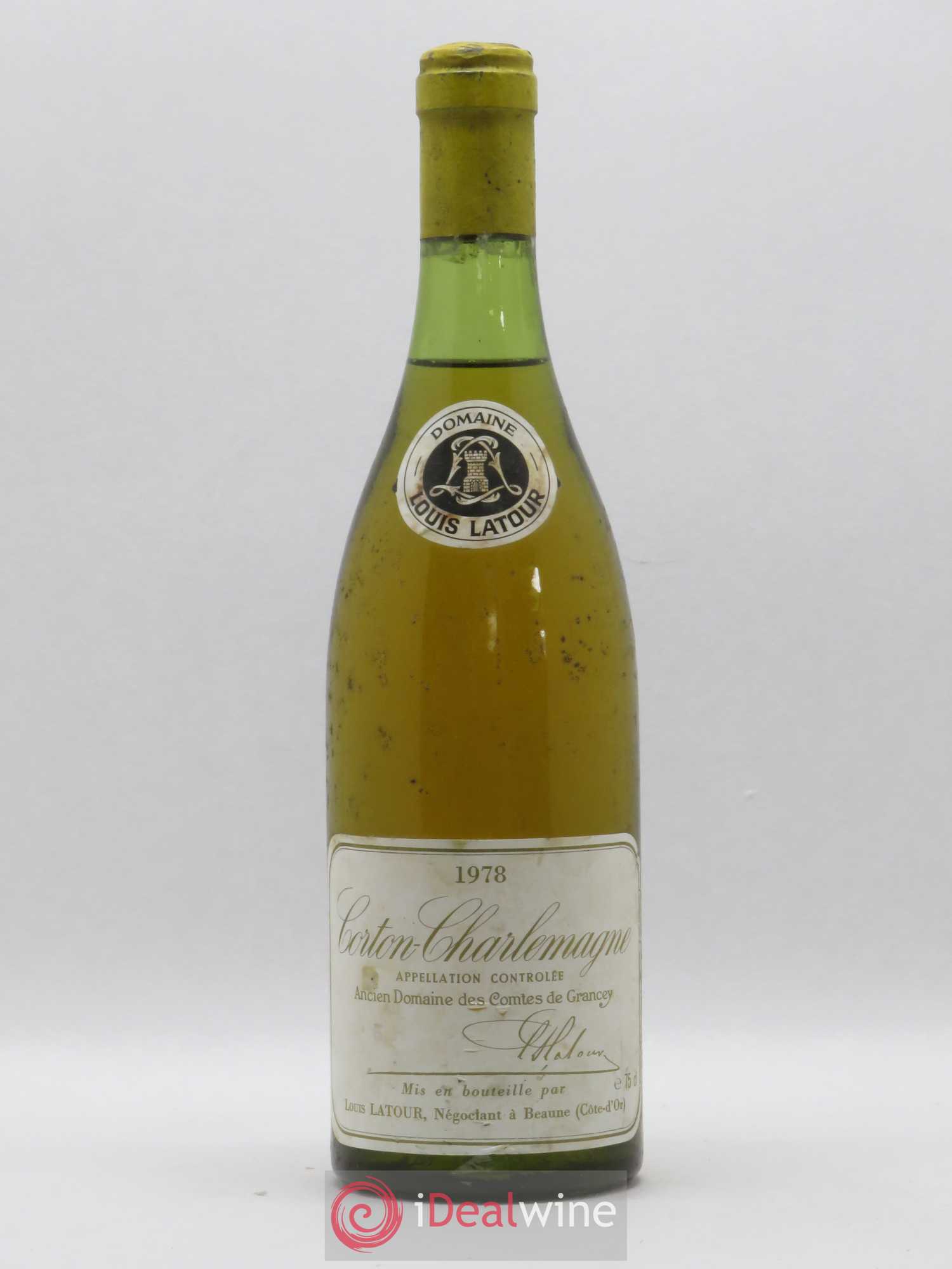 Corton-Charlemagne Grand Cru Louis Latour 1978 - Lot de 1 bouteille - 0