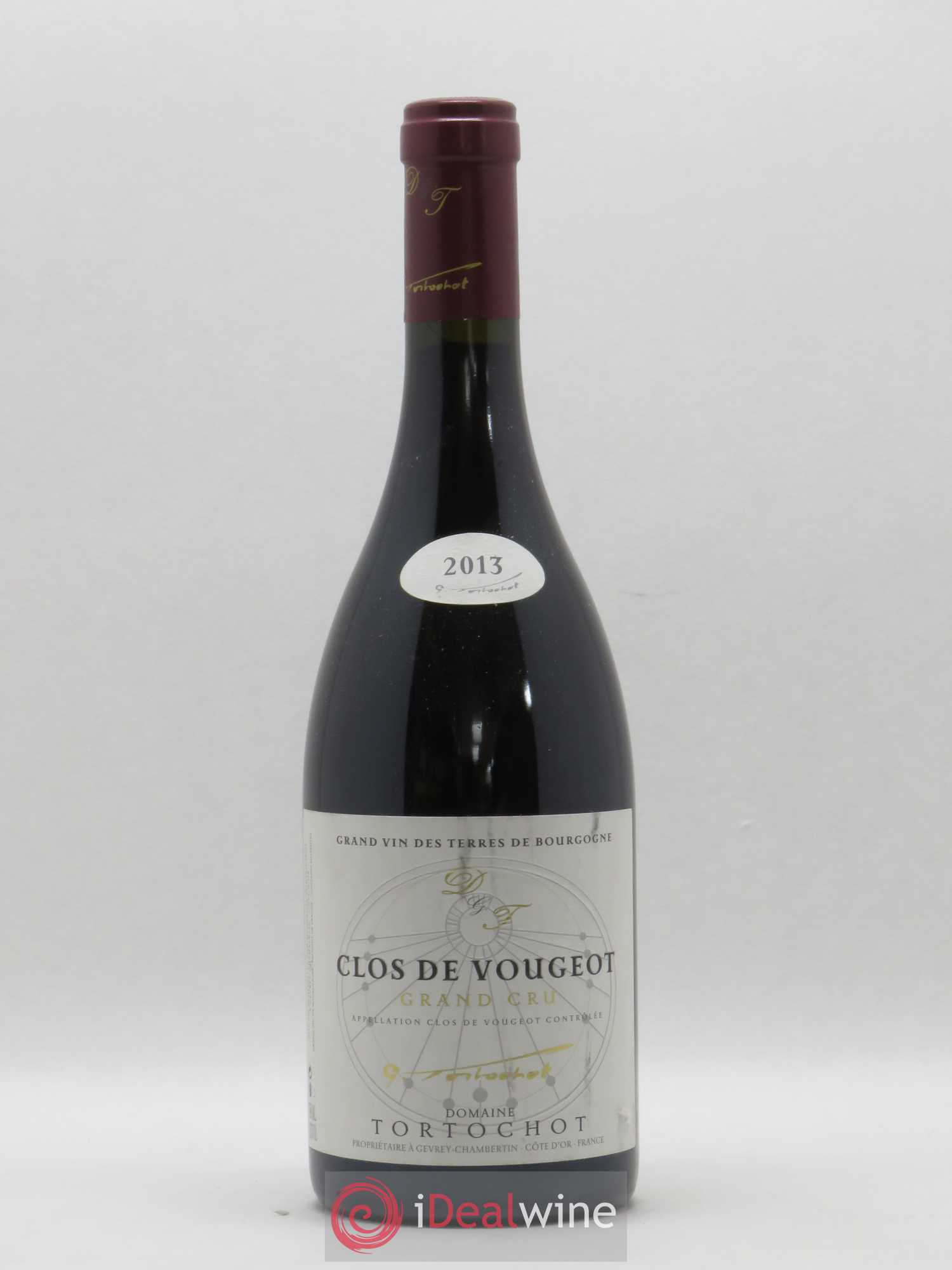 Clos de Vougeot Grand Cru Tortochot (Domaine) 2013 - Lot de 1 bouteille - 0