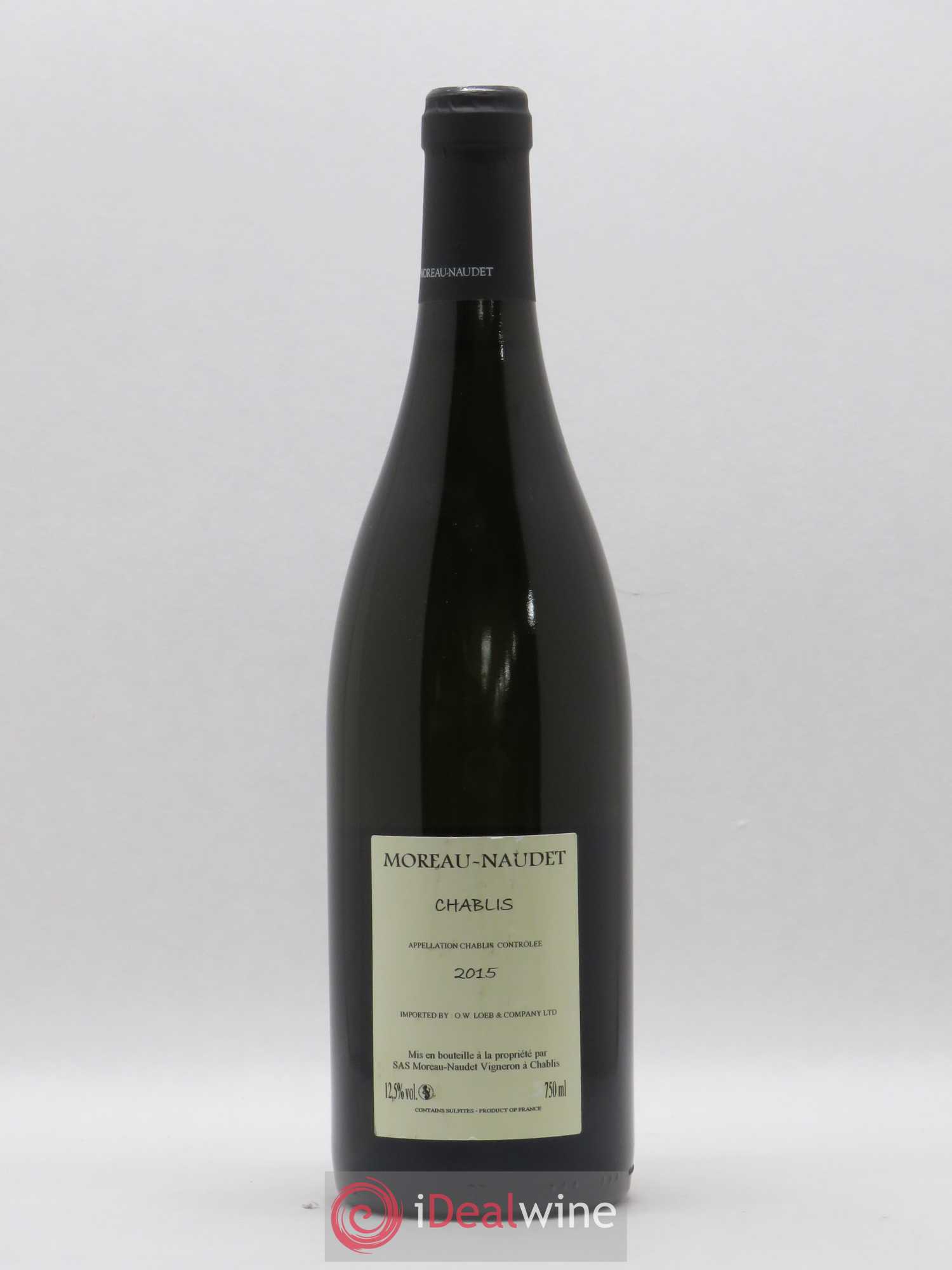 Chablis Moreau Naudet (sans prix de réserve) 2015 - Posten von 1 Flasche - 1