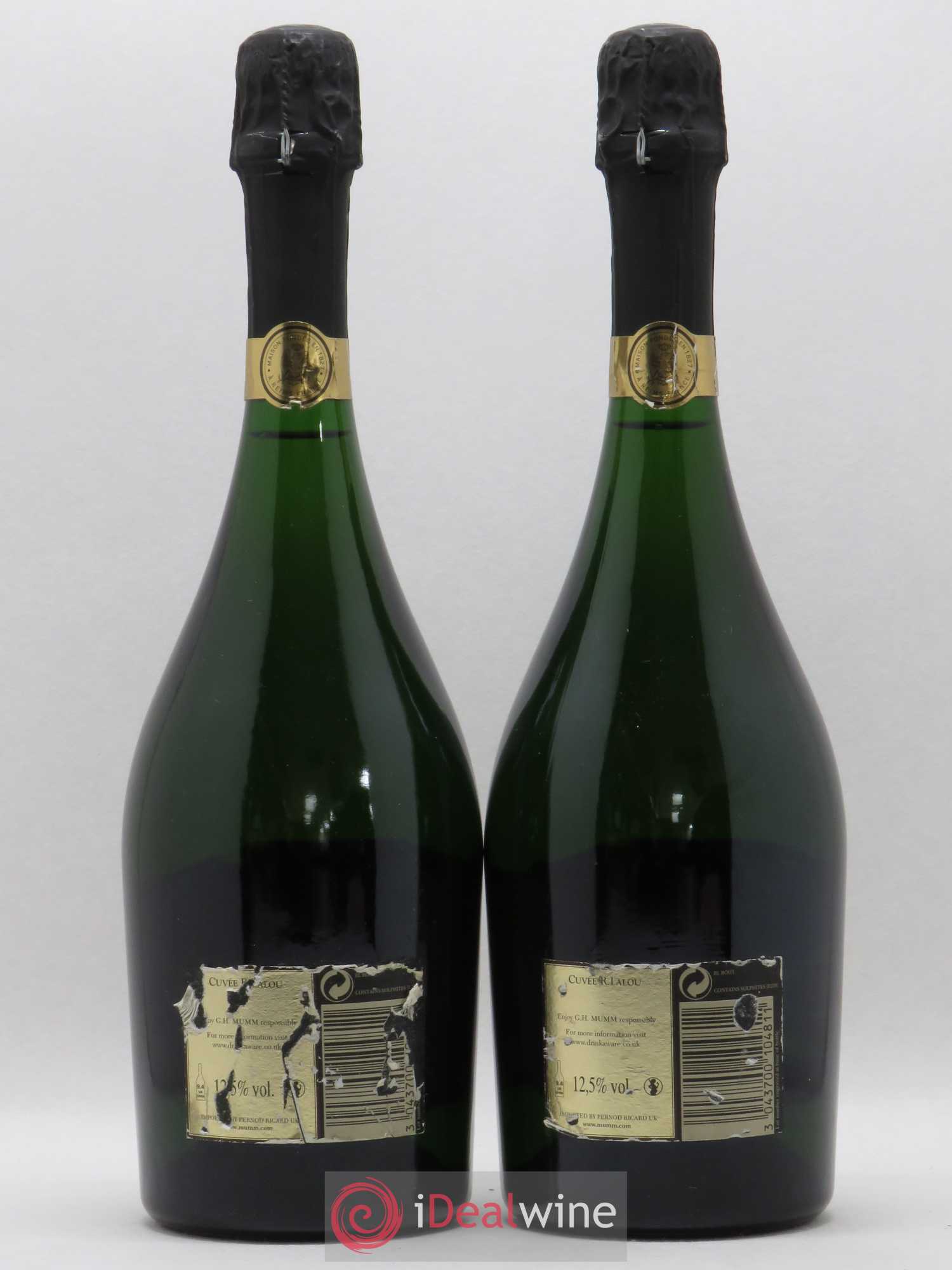 René Lalou Mumm prestige 1998 - Posten von 2 Flaschen - 1