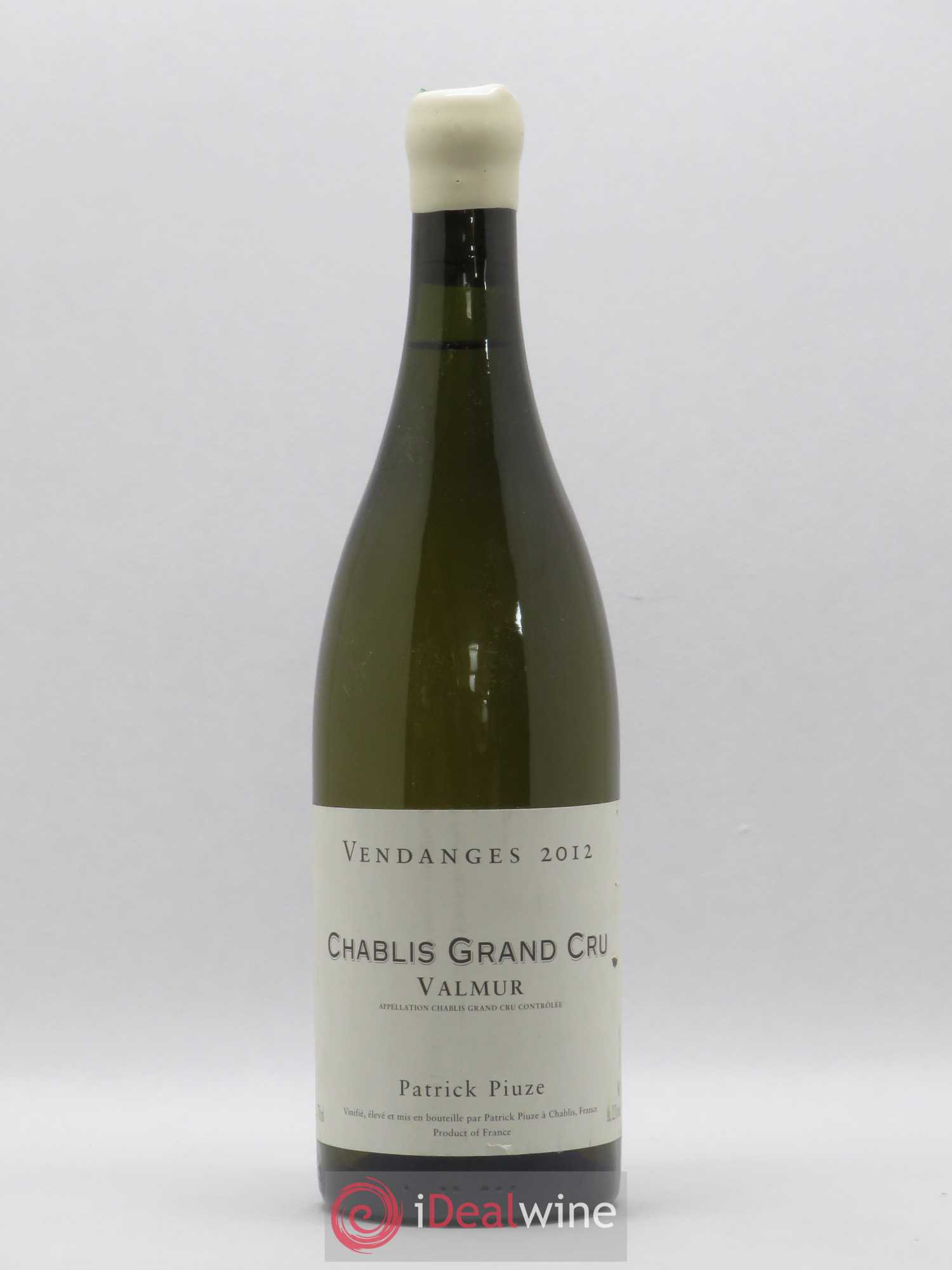 Chablis Grand Cru Valmur Patrick Piuize (sans prix de réserve) 2012 - Posten von 1 Flasche - 0