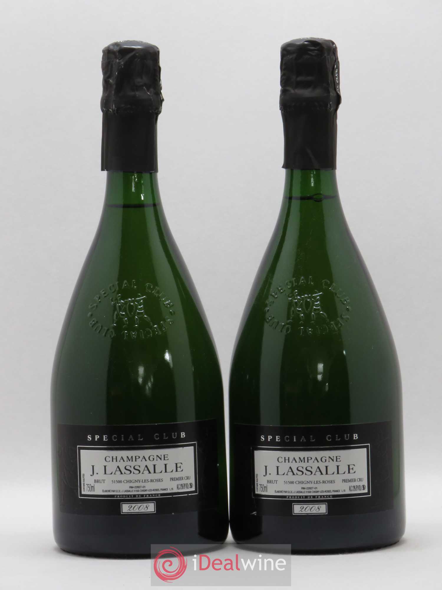 Champagne Lassalle Special Club 2008 - Posten von 2 Flaschen - 0