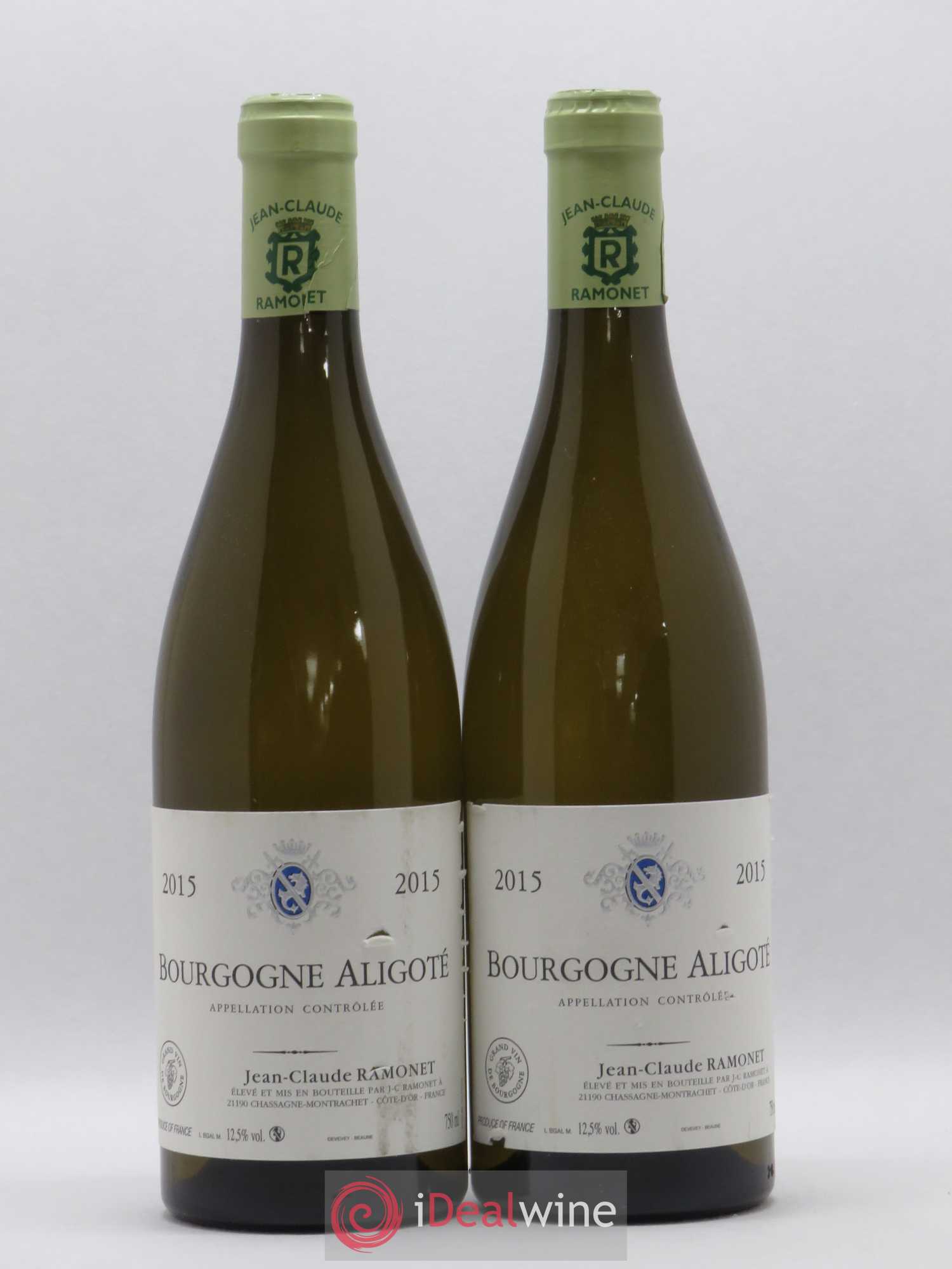Bourgogne Aligoté Ramonet (Domaine) (sans prix de réserve) 2015 - Lot de 2 bouteilles - 0