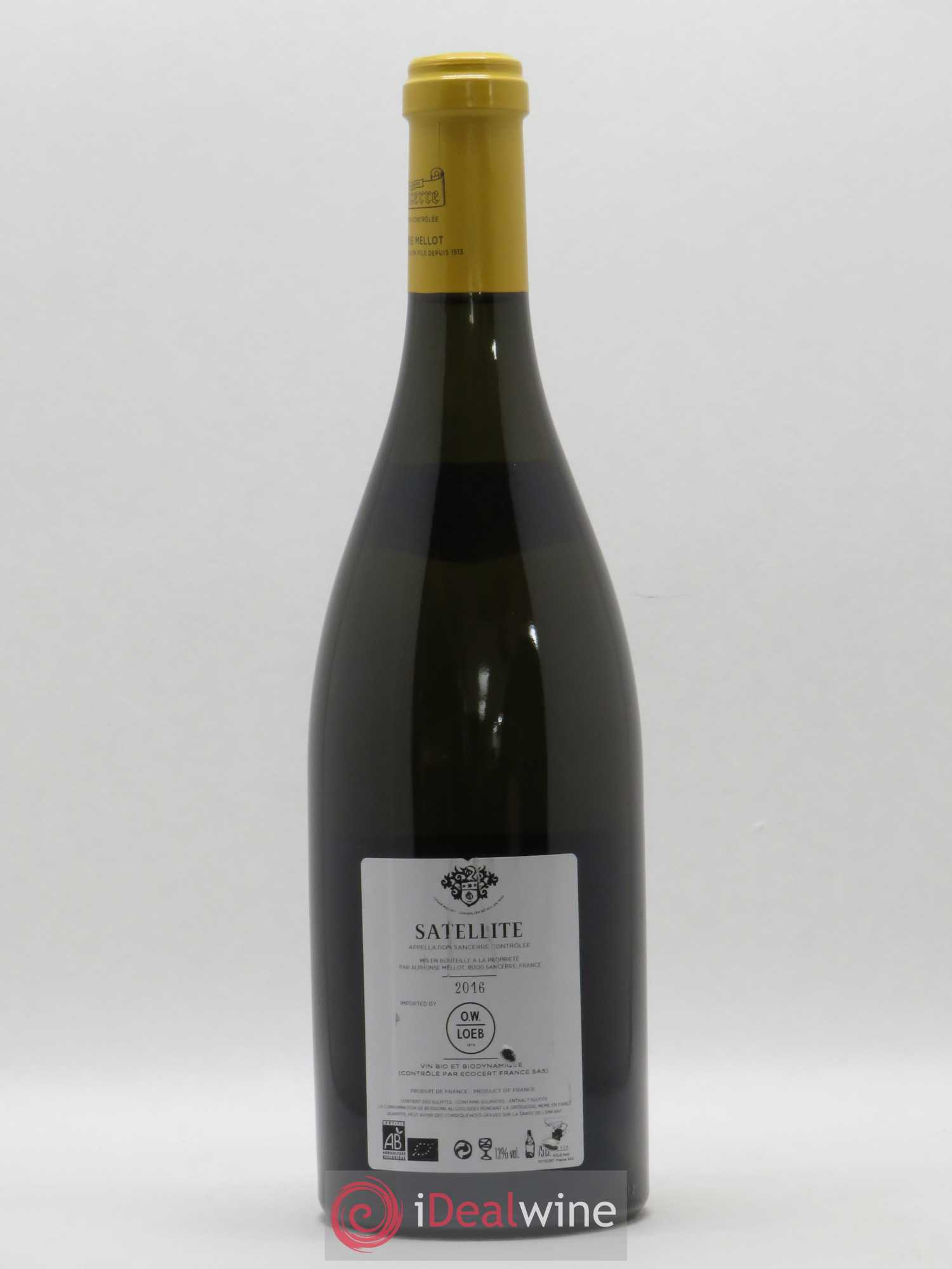 Sancerre Satellite Alphonse Mellot (sans prix de réserve) 2016 - Lot de 1 bouteille - 1