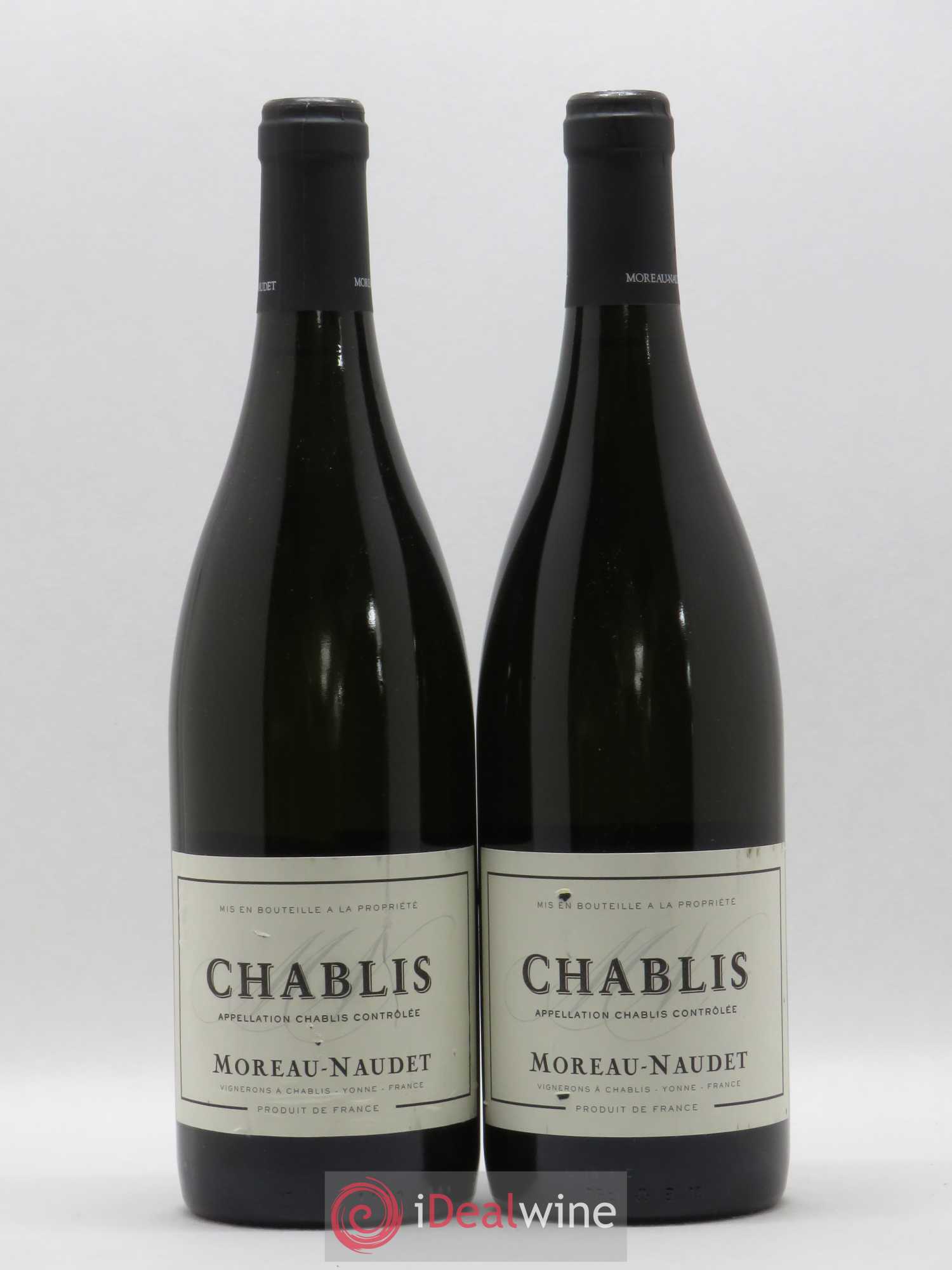 Chablis Moreau Naudet (sans prix de réserve) 2015 - Posten von 2 Flaschen - 0