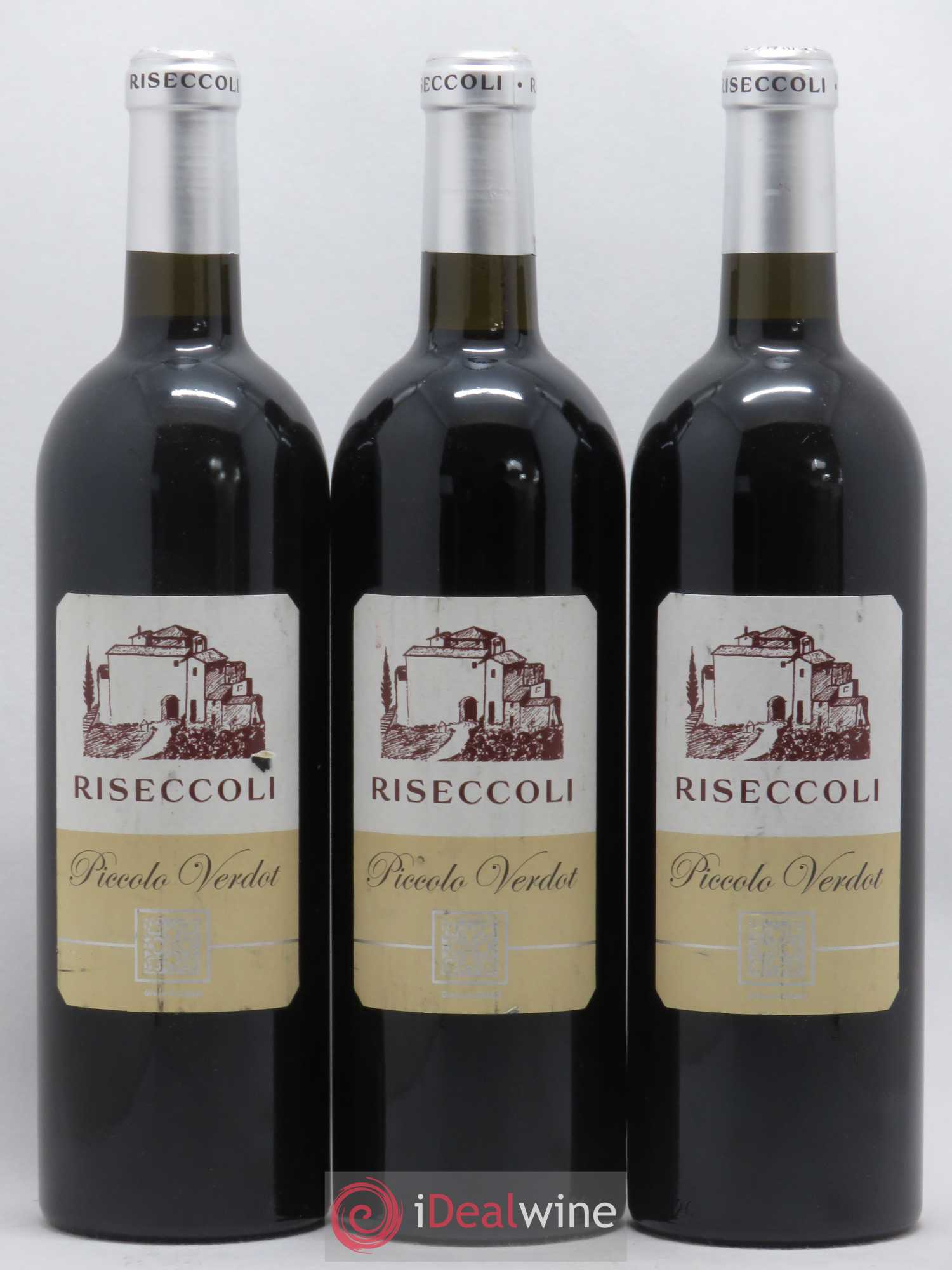 Toscana IGT Riseccoli Piccolo Verdot (sans prix de réserve) 2009 - Lot de 3 bouteilles - 0