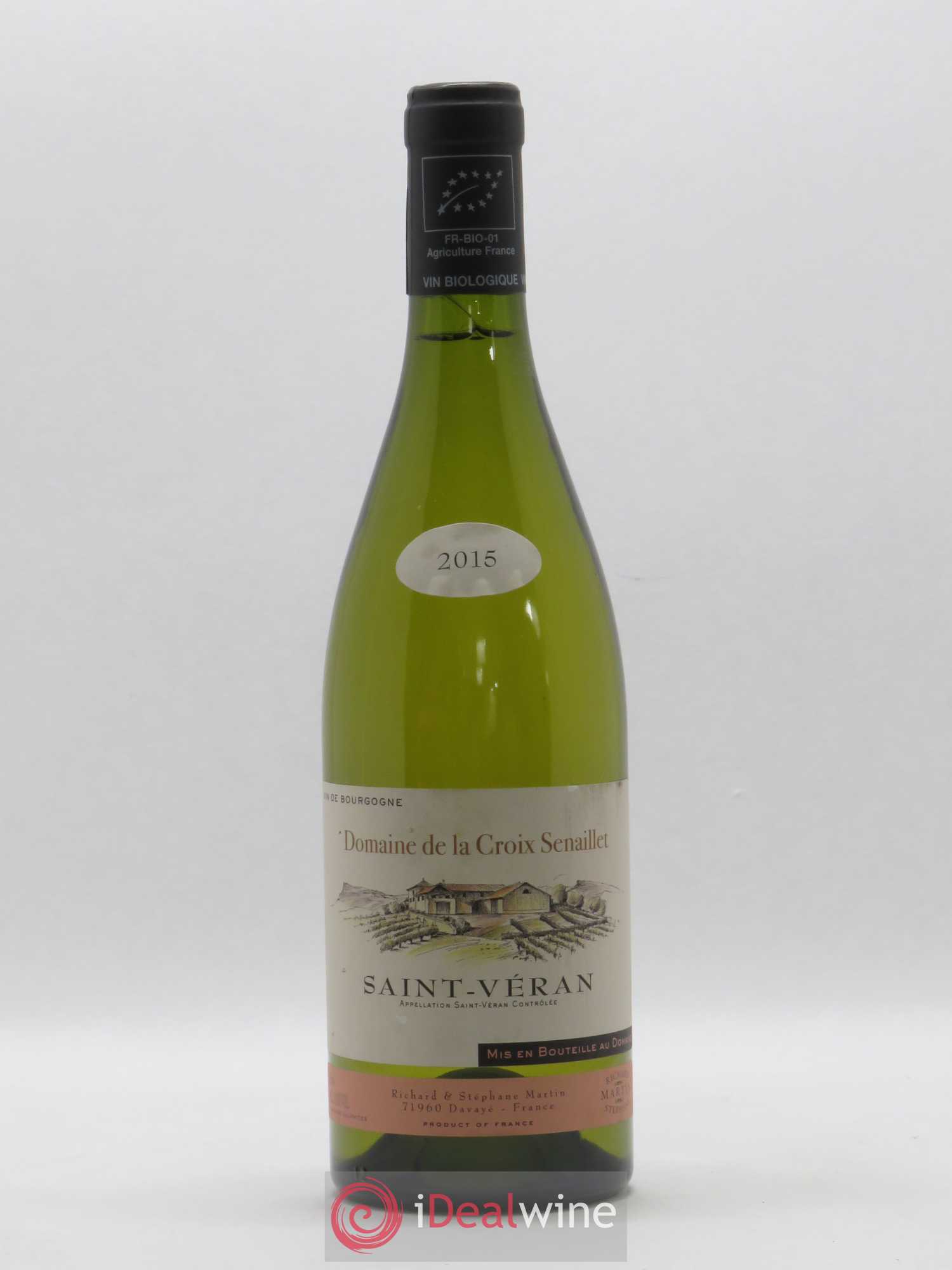 Saint-Véran Domaine La Croix Senaillet (sans prix de réserve) 2015 - Posten von 1 Flasche - 0