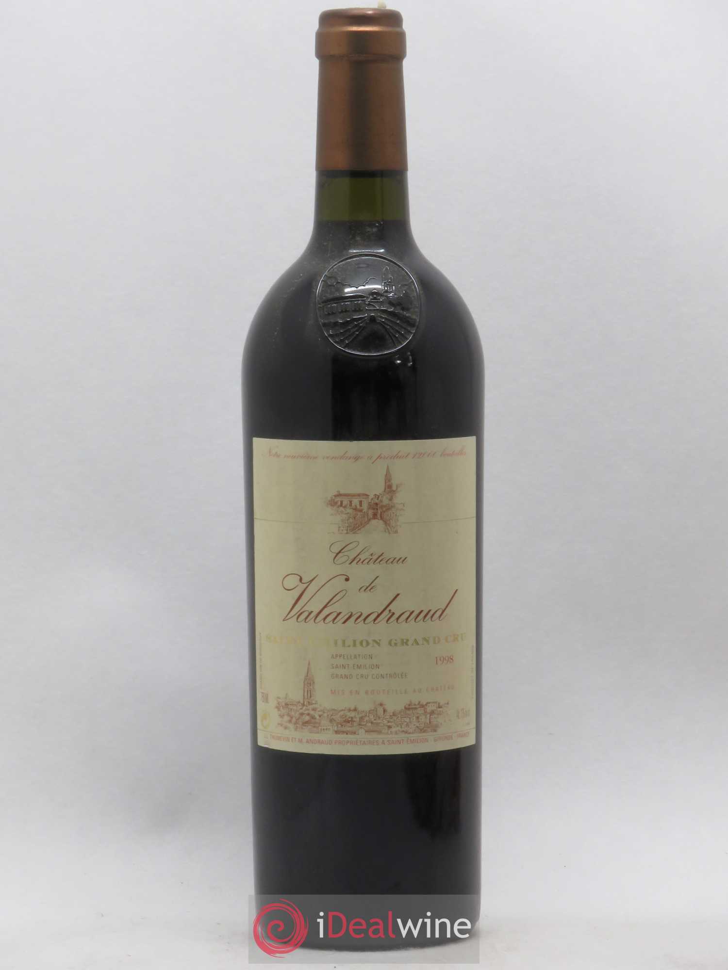 Château de Valandraud (sans prix de réserve) 1998 - Lot de 1 bouteille - 0