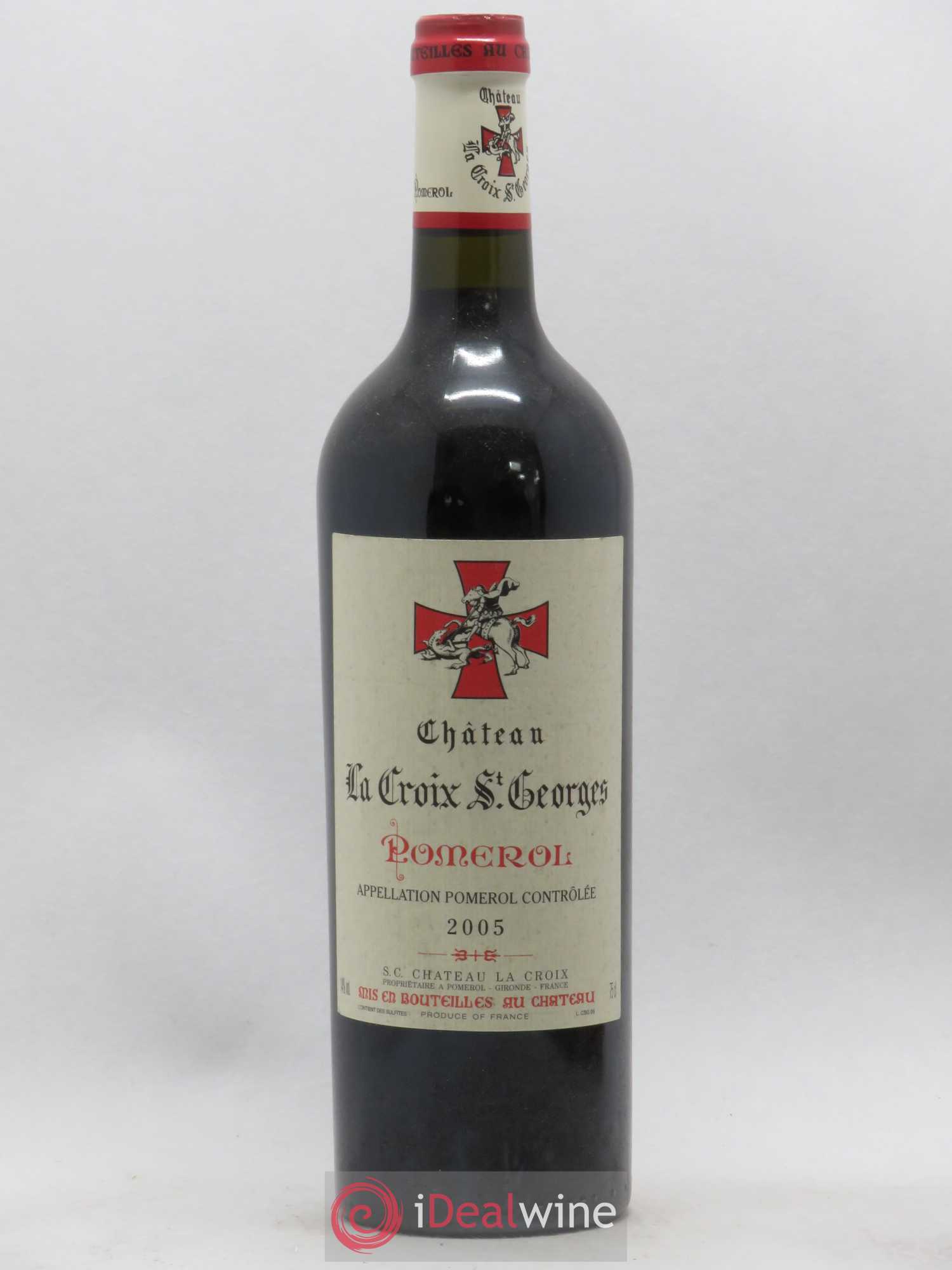 Château la Croix Saint-Georges (sans prix de réserve) 2005 - Lot de 1 bouteille - 0