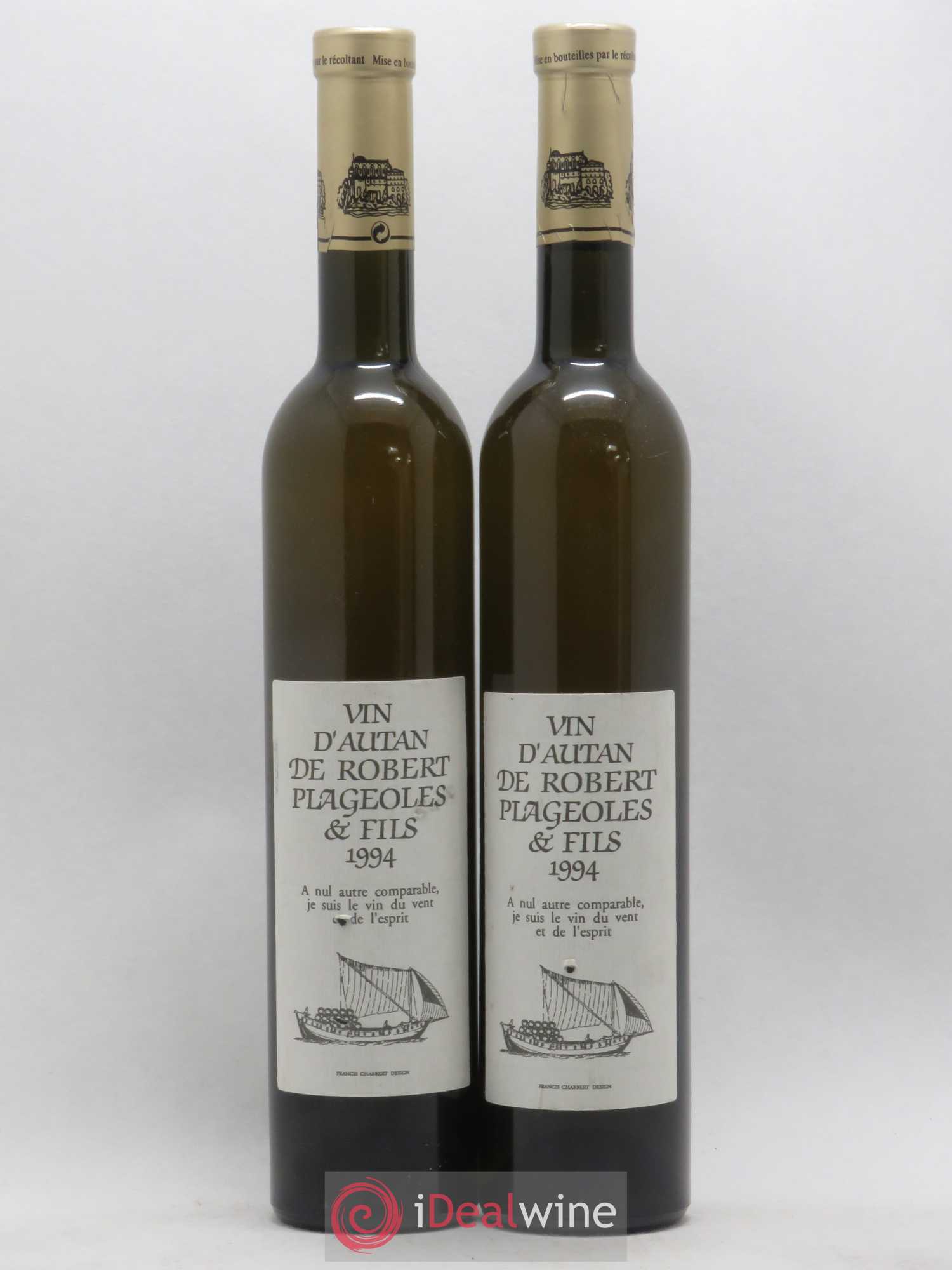 Gaillac Doux vin d'autan de Robert Plageoles 50 cl 1994 - Lotto di 5 bottiglie - 1