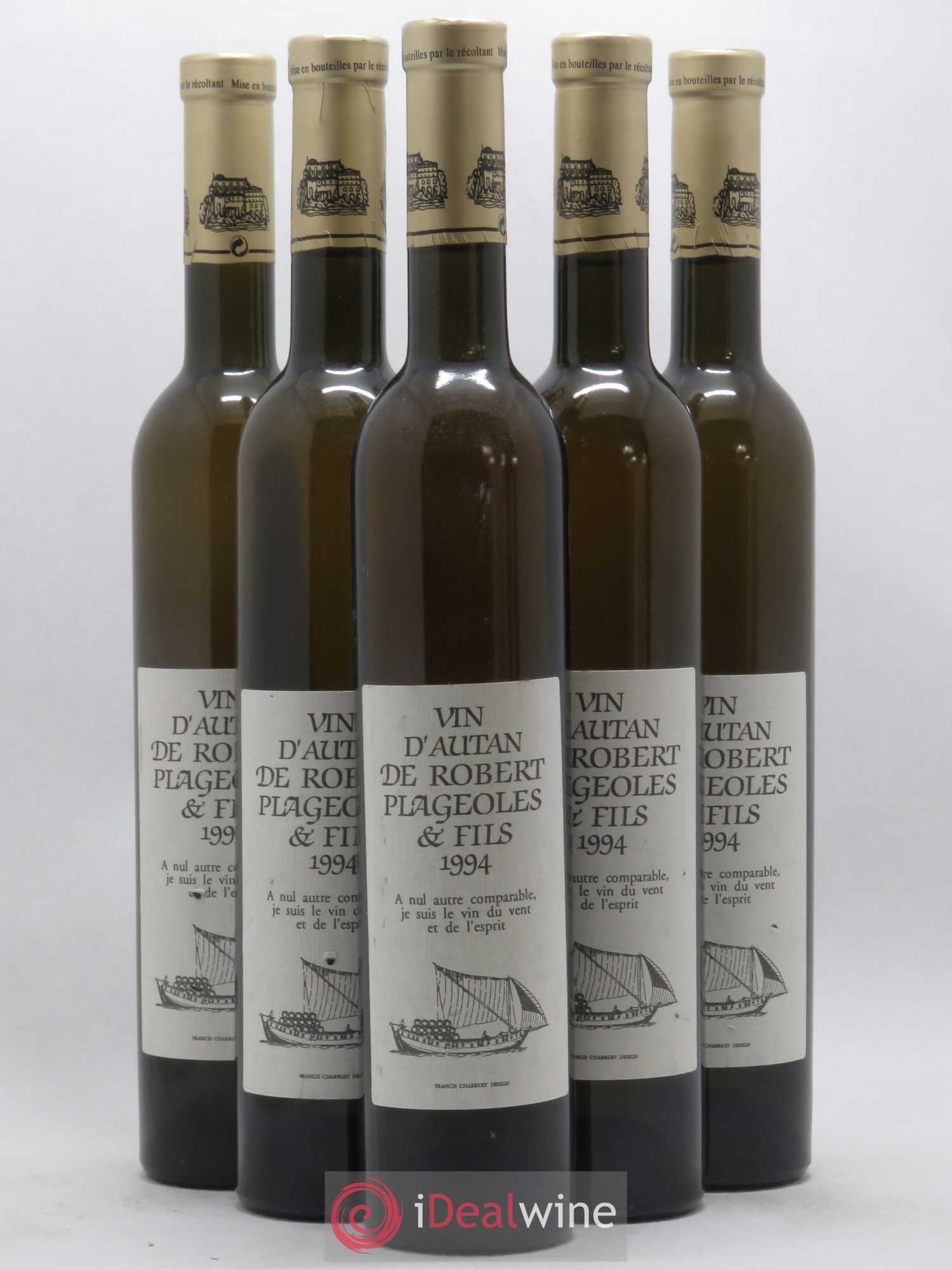 Gaillac Doux vin d'autan de Robert Plageoles 50 cl 1994 - Lotto di 5 bottiglie - 0
