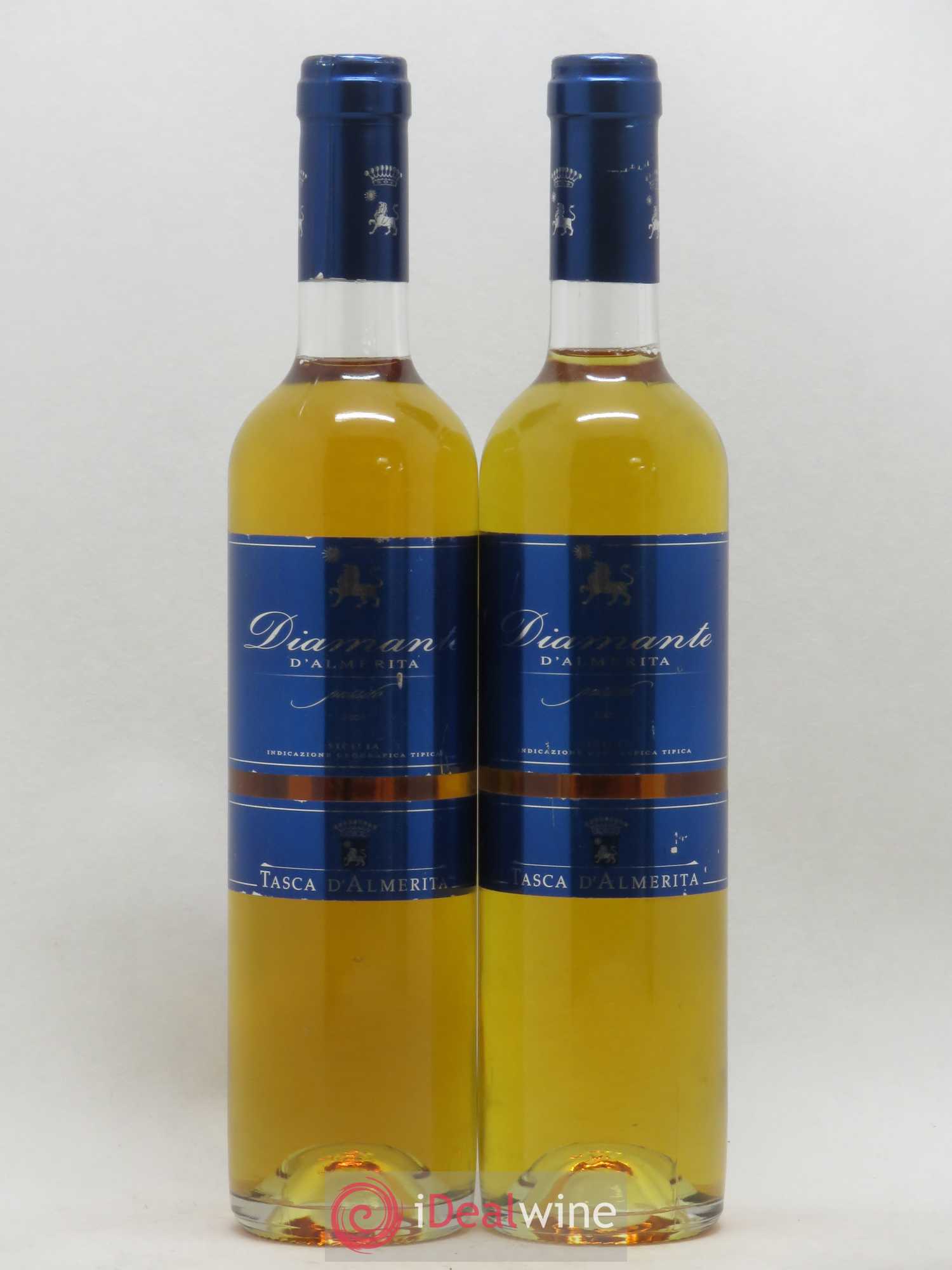 IGP Sicile Tasca d'Almerita Passito Diamante 50 cl (sans prix de réserve) 2005 - Posten von 2 Flaschen - 0