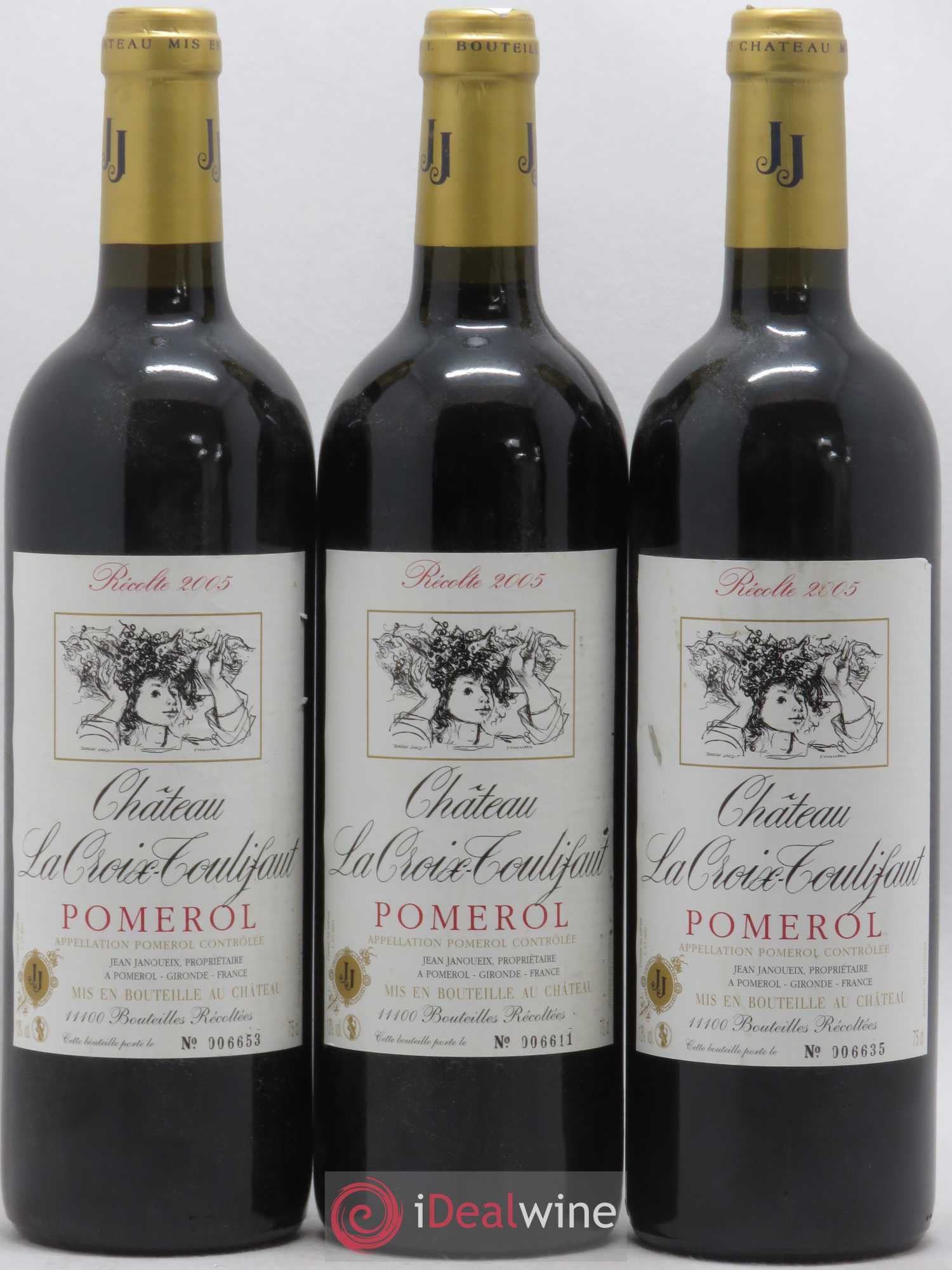 Château la Croix Toulifaut 2005 - Lot de 5 bouteilles - 2
