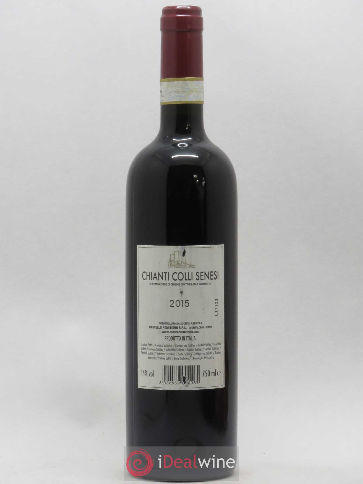 Chianti DOCG Castello Romitorio Colli Senessi (sans prix de réserve) 2015 - Posten von 1 Flasche - 1
