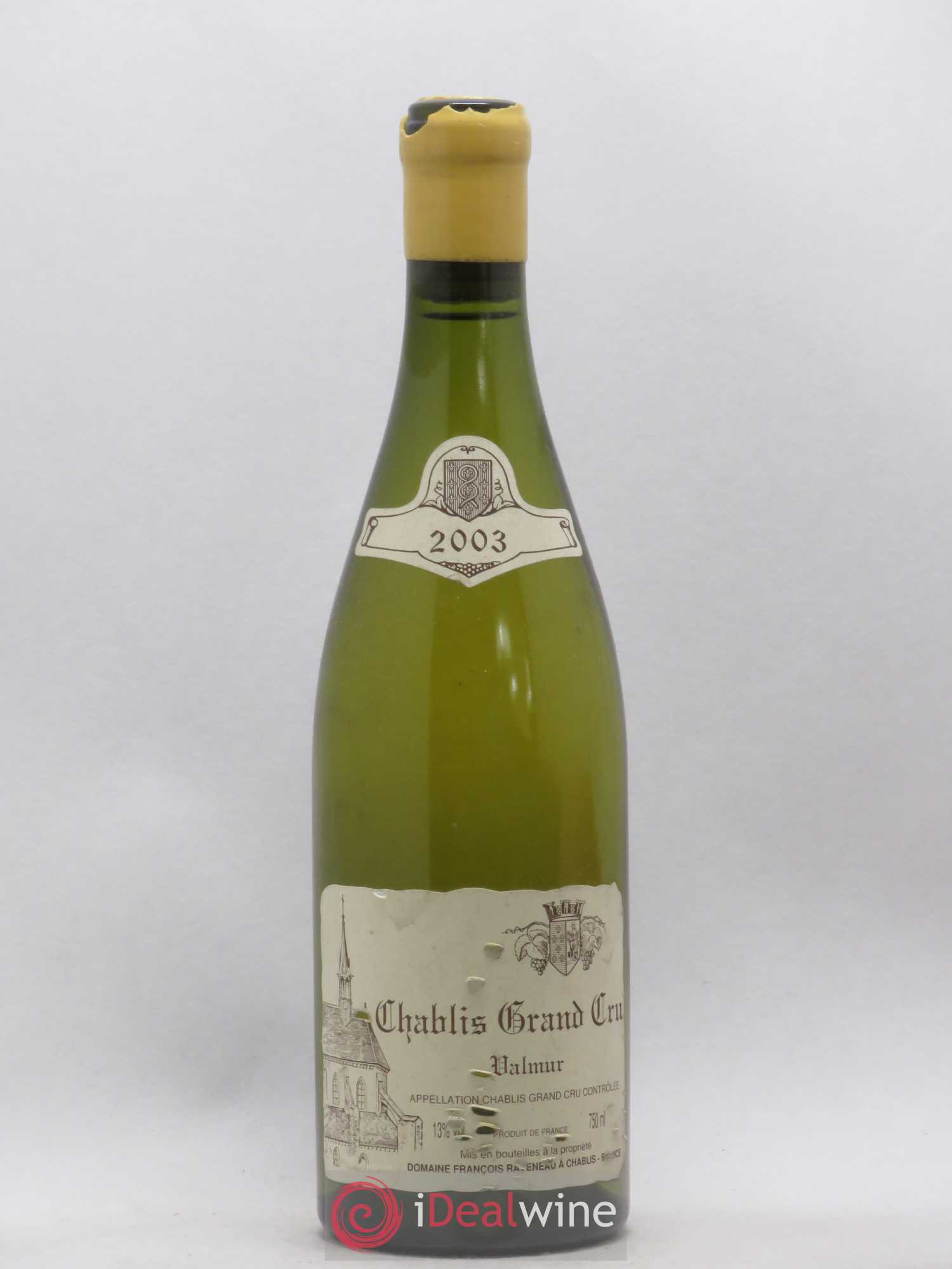 Chablis Grand Cru Valmur Raveneau (Domaine) 2003 - Lot de 1 bouteille - 0