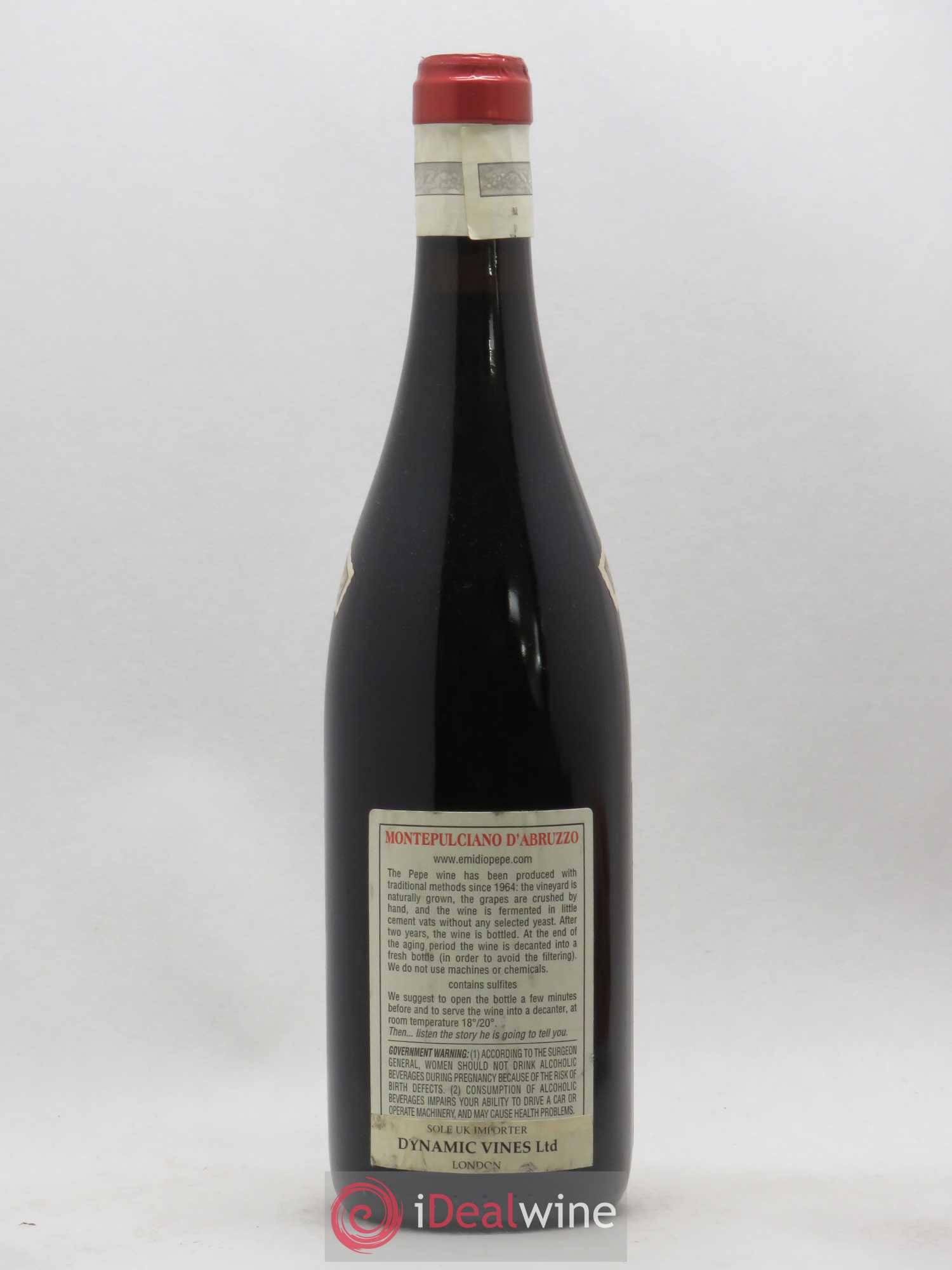 Montepulciano d'Abruzzo DOC Riserva Vecchie Viti Emidio Pepe 1982 - Lot de 1 bouteille - 1