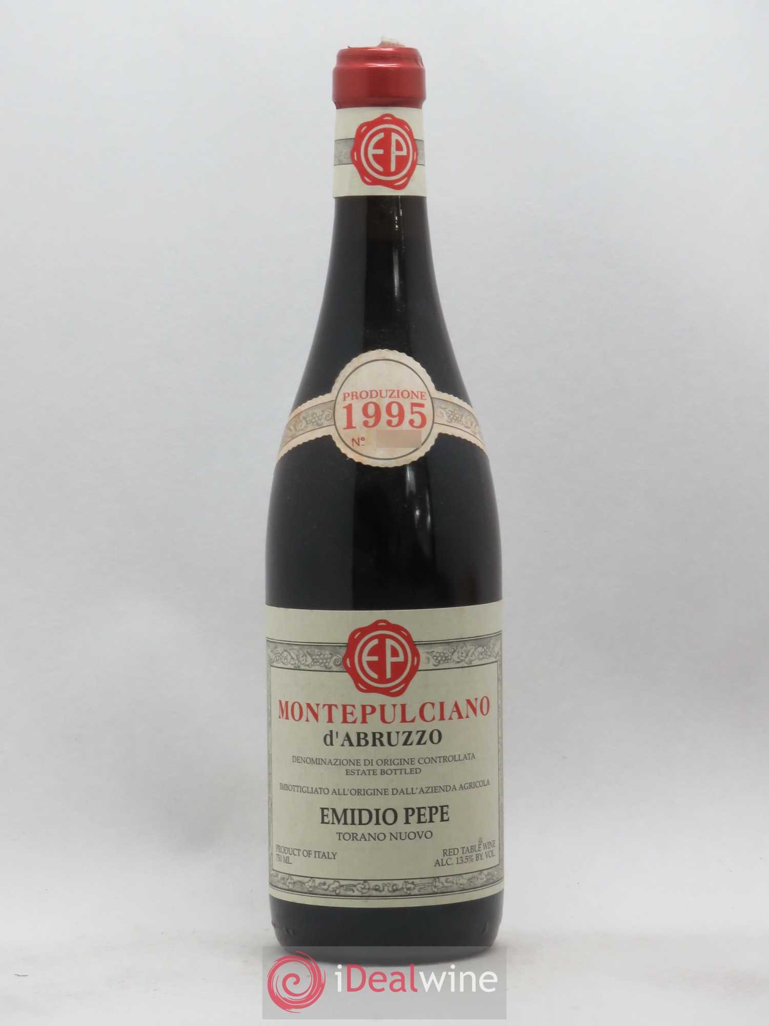 Montepulciano d'Abruzzo DOC Riserva Vecchie Viti Emidio Pepe 1995 - Lot de 1 bouteille - 0