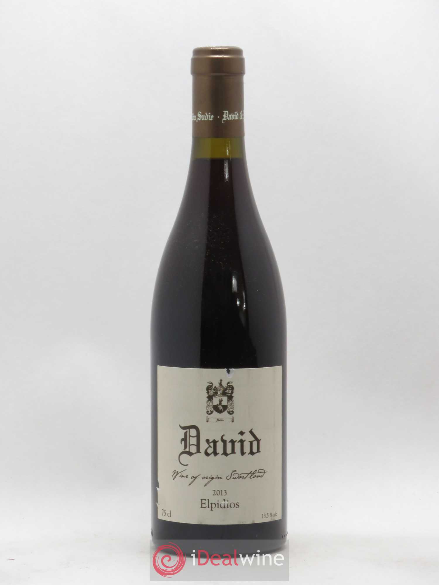 Afrique du Sud Swartland David and Nadia Sadie Elpidios (sans prix de réserve) 2013 - Posten von 1 Flasche - 0