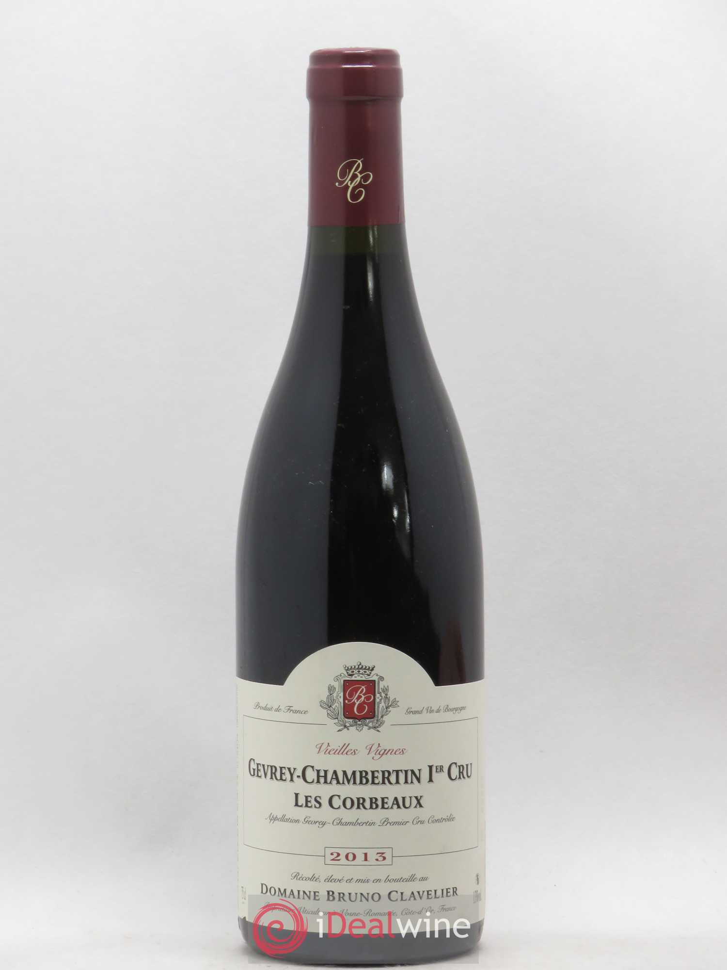 Gevrey-Chambertin 1er Cru Les Corbeaux Vieilles Vignes Bruno Clavelier (sans prix de réserve) 2013 - Lot de 1 bouteille - 0