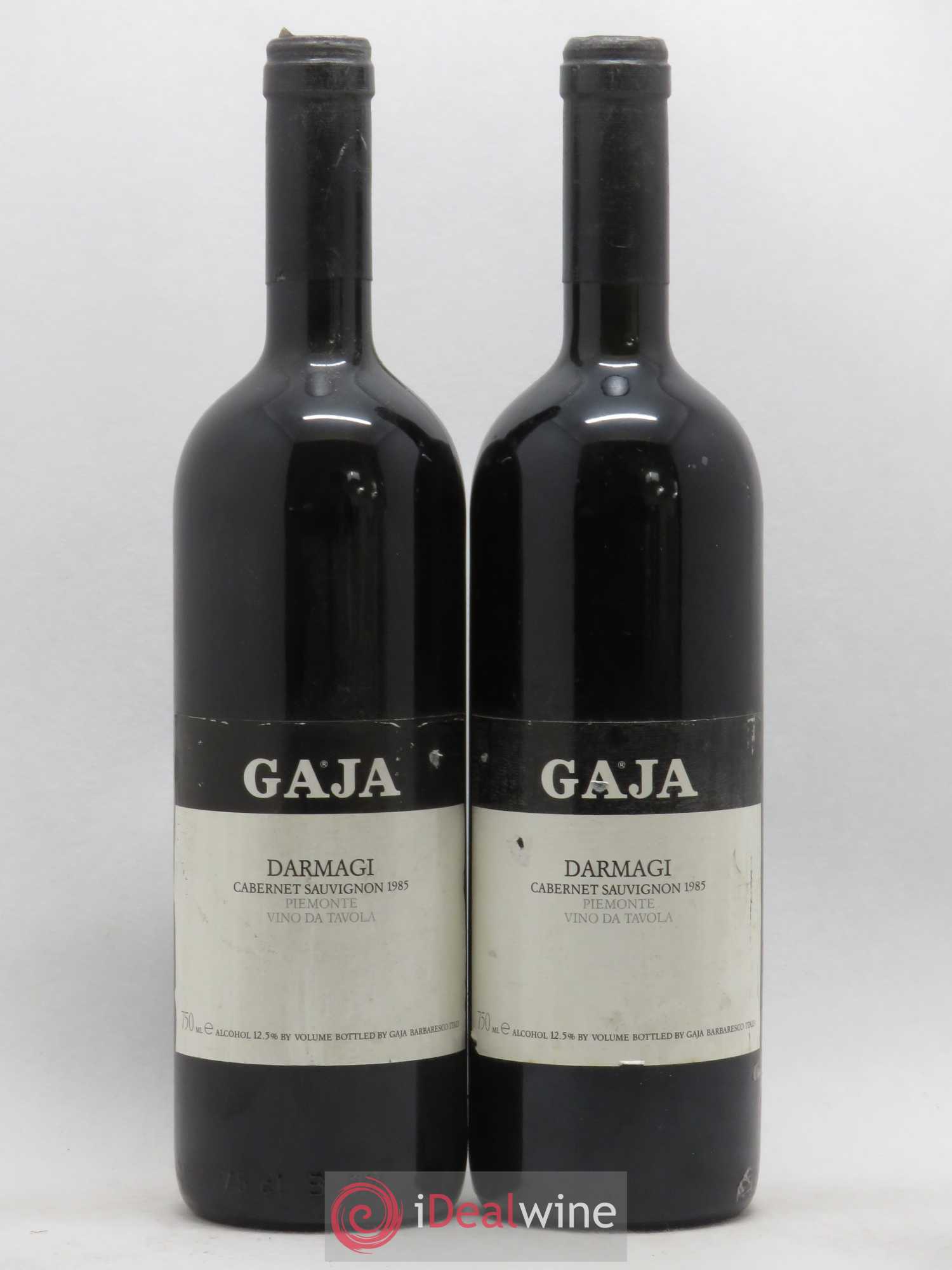 Italie Vino da Tavola Darmagi ANgelo Gaja Piemonte 1985 - Posten von 2 Flaschen - 0