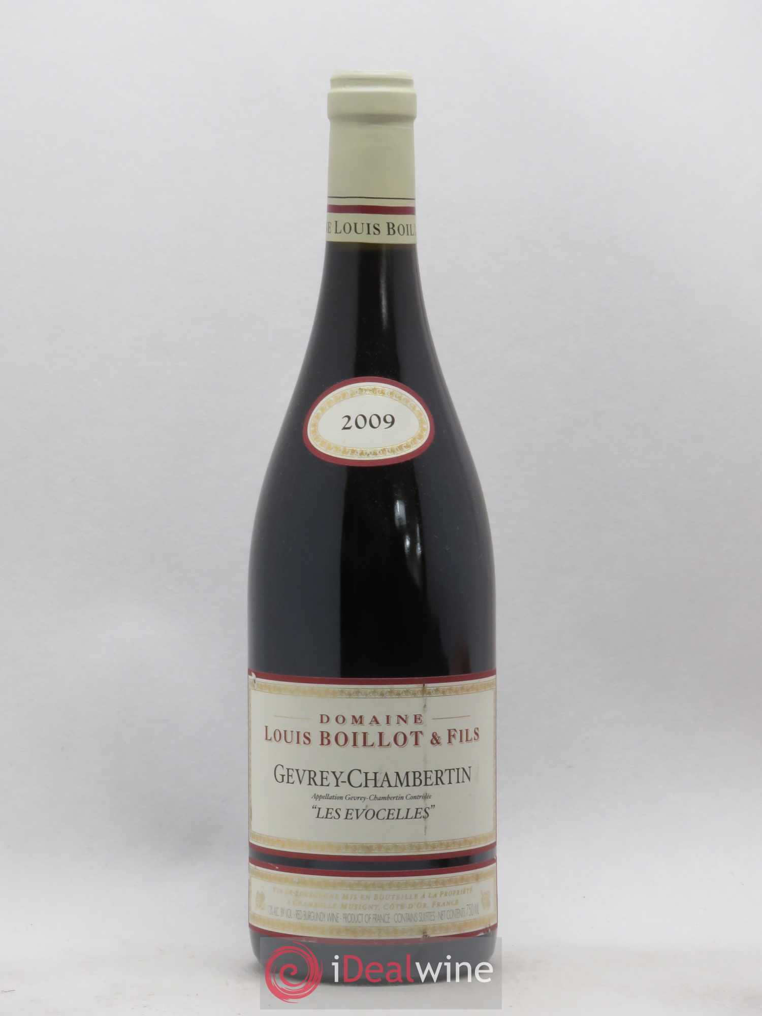 Gevrey-Chambertin les evocelles Louis Boillot (sans prix de réserve) 2009 - Posten von 1 Flasche - 0