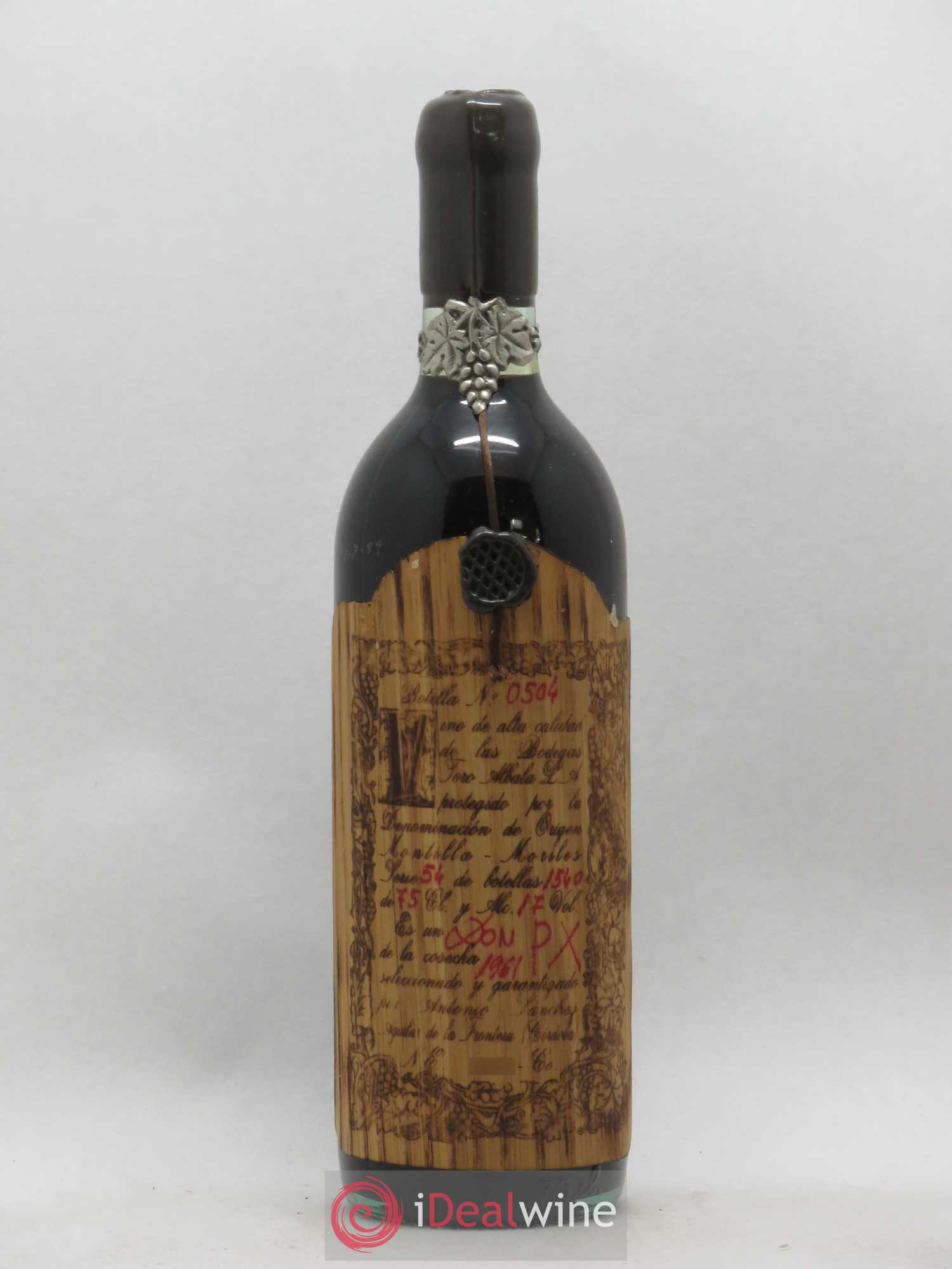 Espagne Montilla PX Bodegas Toro Albala 1961 - Posten von 1 Flasche - 0