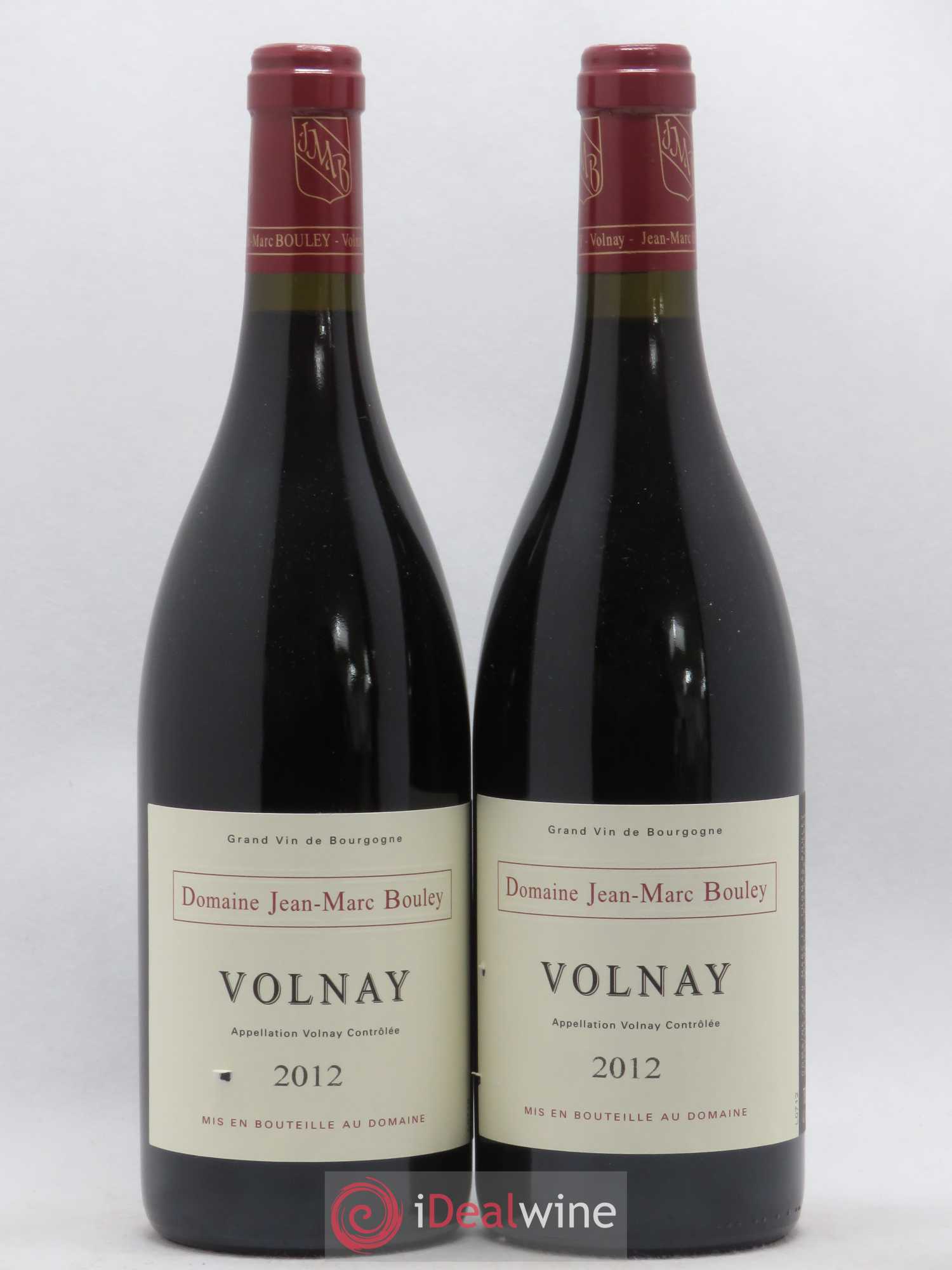 Volnay Domaine Bouley (sans prix de réserve) 2012 - Posten von 2 Flaschen - 0
