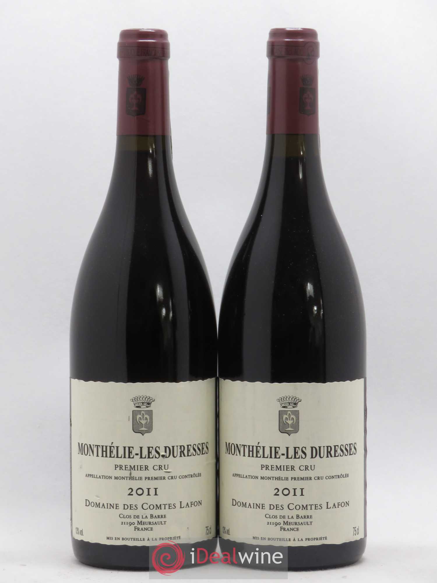 Monthélie 1er Cru Les Duresses Comtes Lafon (Domaine des) (sans prix de réserve) 2011 - Lot de 2 bouteilles - 0
