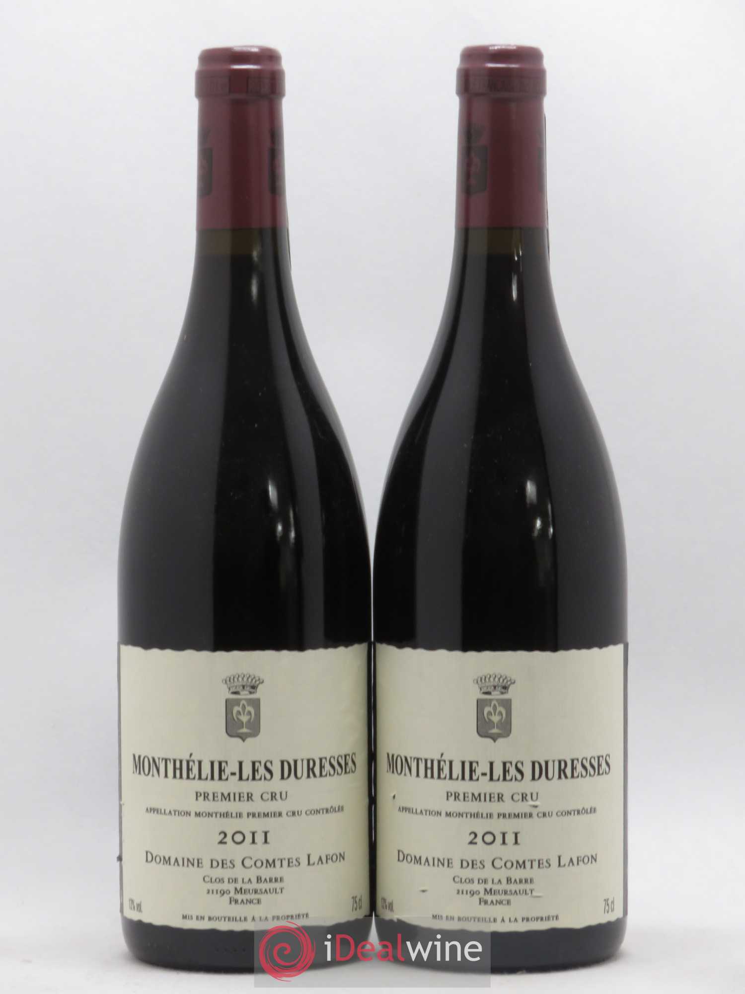 Monthélie 1er Cru Les Duresses Comtes Lafon (Domaine des) (sans prix de réserve) 2011 - Lot de 2 bouteilles - 0
