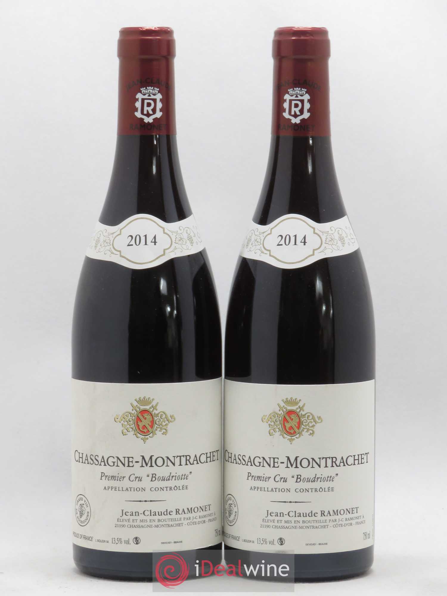 Chassagne-Montrachet 1er Cru Boudriotte Ramonet (Domaine) 2014 - Lot de 2 bouteilles - 0