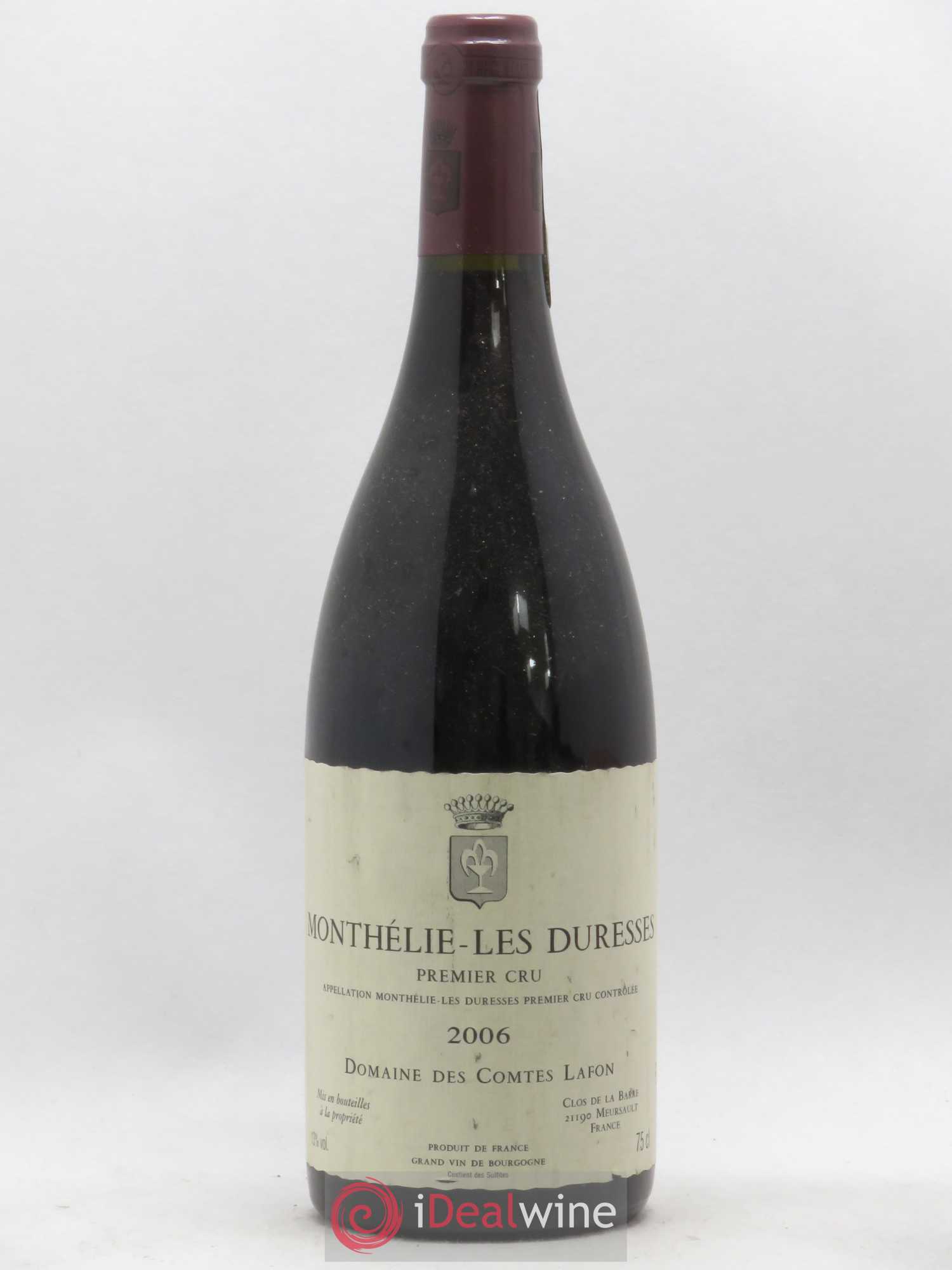 Monthélie 1er Cru Les Duresses Comtes Lafon (Domaine des) (sans prix de réserve) 2006 - Lot de 1 bouteille - 0