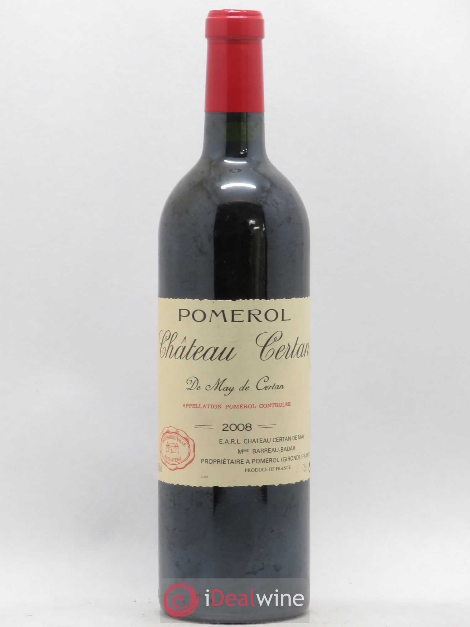 Château Certan de May (sans prix de réserve) 2008 - Lot de 1 bouteille - 0