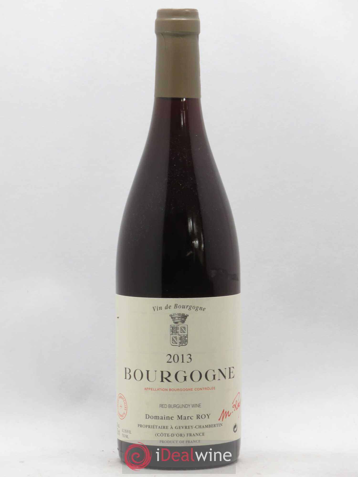 Bourgogne Domaine Marc Roy (sans prix de réserve) 2013 - Posten von 1 Flasche - 0