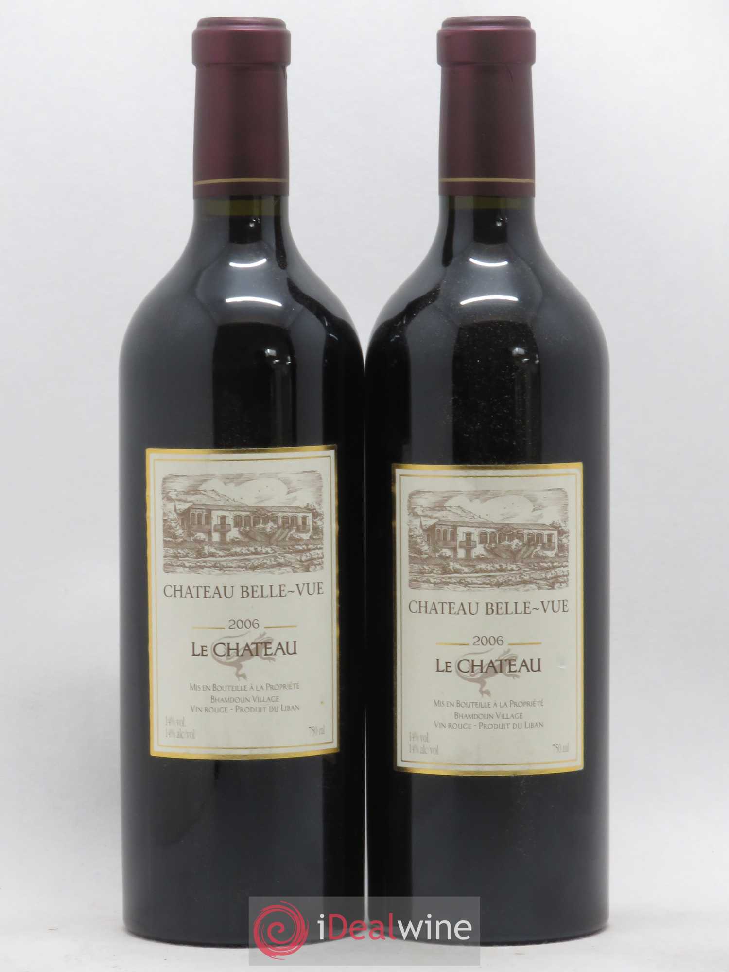 Liban Château Belle vue 2006 - Posten von 5 Flaschen - 1