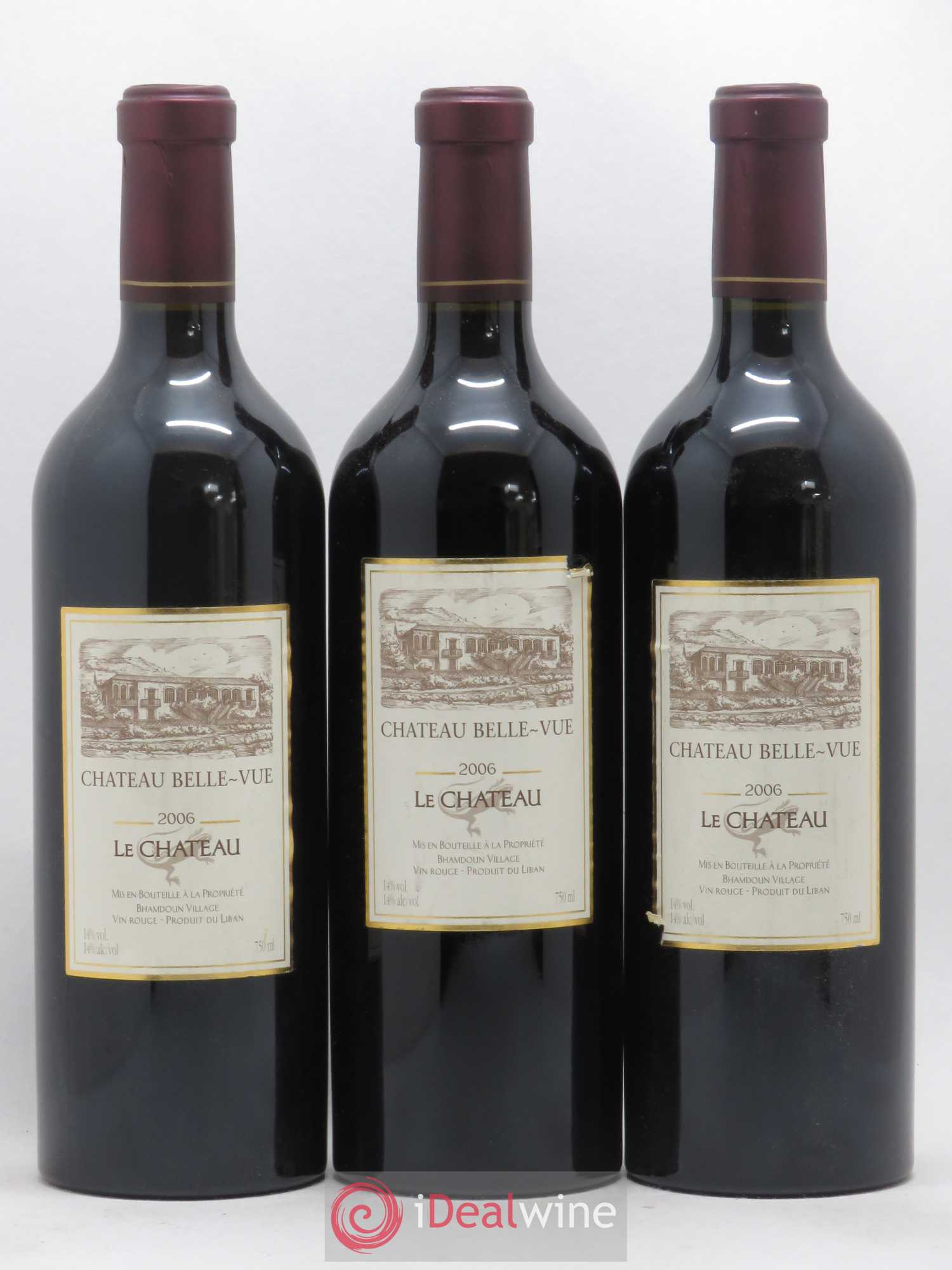Liban Château Belle vue 2006 - Posten von 5 Flaschen - 2