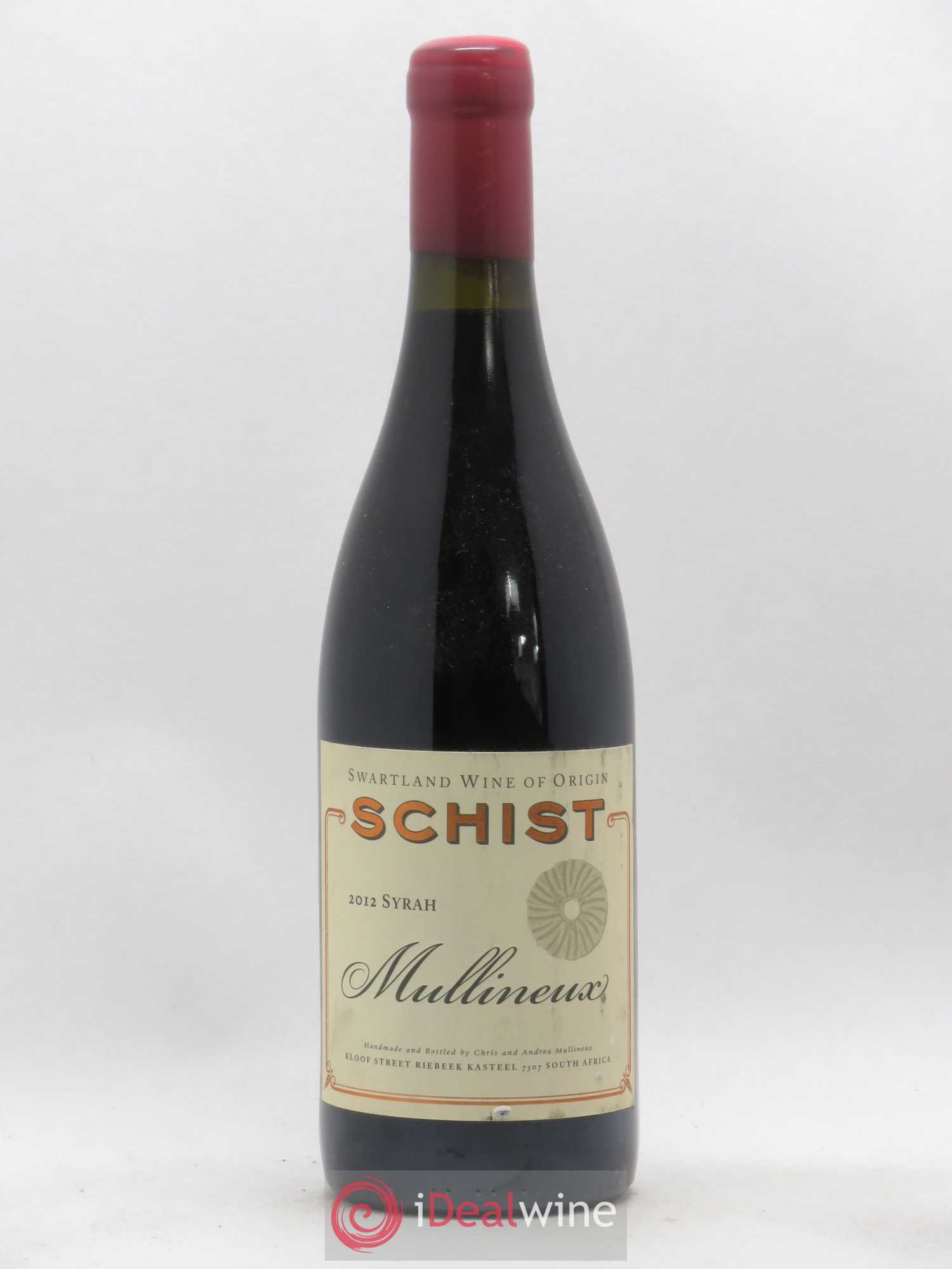 Afrique du Sud Swartland Mullineux Schist Syrah (sans prix de réserve) 2012 - Posten von 1 Flasche - 0