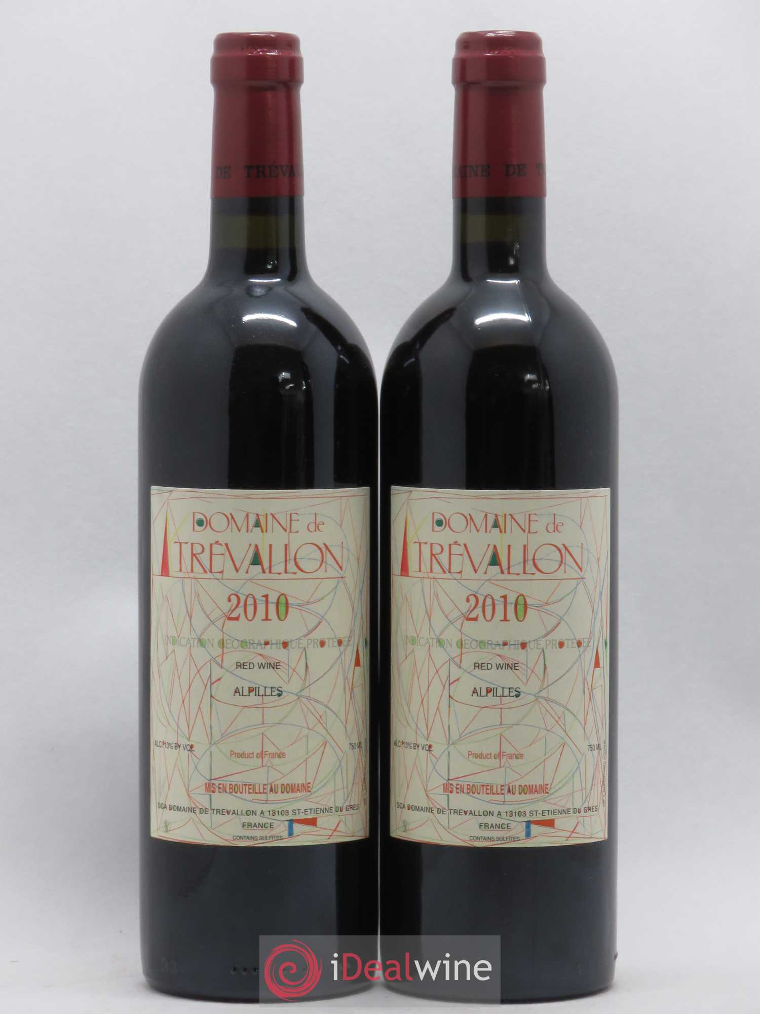 Alpilles Trévallon (Domaine de) Eloi Dürrbach 2010 - Lot de 2 bouteilles - 0