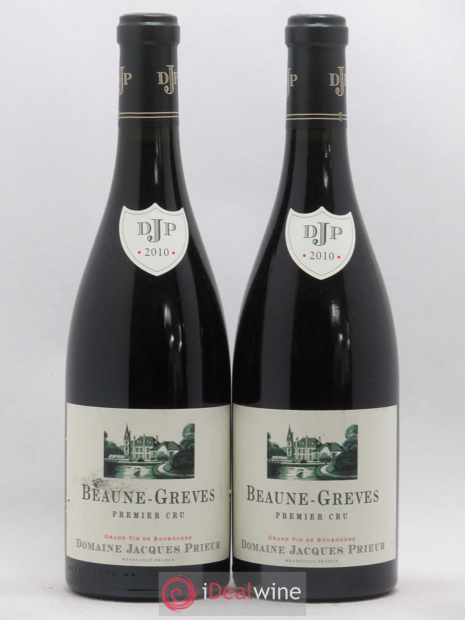 Beaune 1er Cru Grèves Jacques Prieur (Domaine) 2010 - Lot de 2 bouteilles - 0