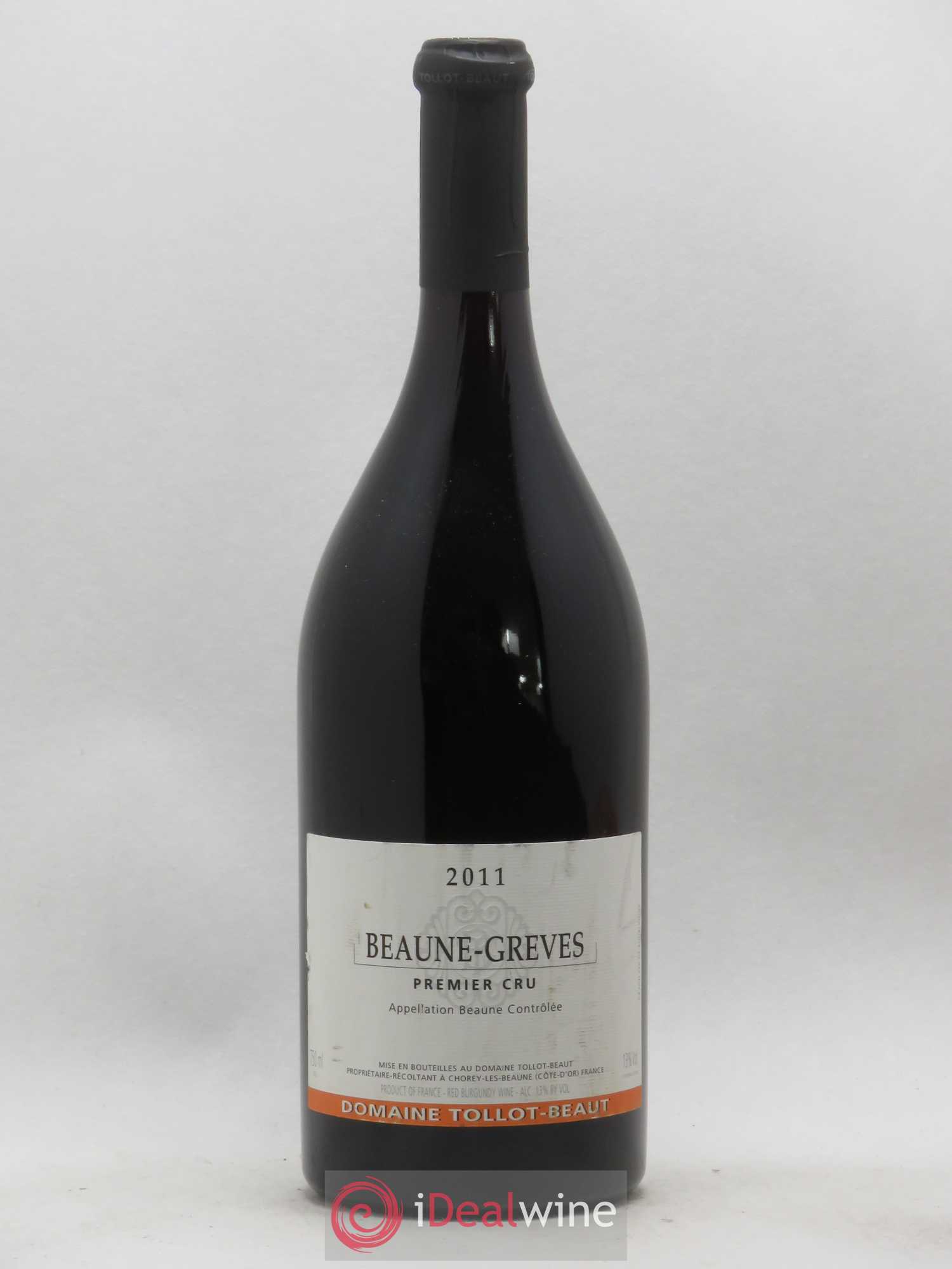 Beaune 1er Cru Grèves Tollot Beaut (Domaine) (sans prix de réserve) 2011 - Lot de 1 bouteille - 0