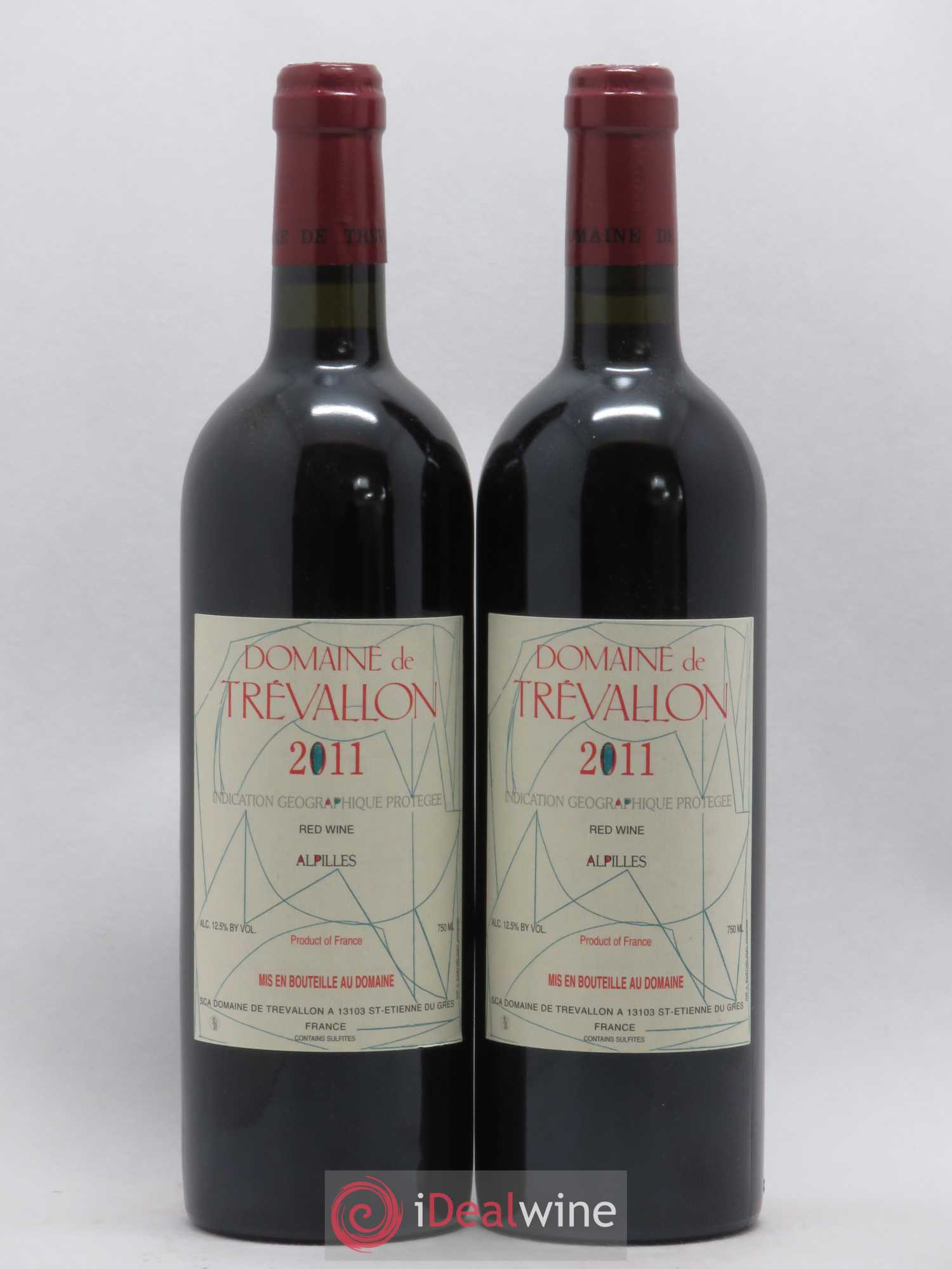 Alpilles Trévallon (Domaine de) Eloi Dürrbach (sans prix de réserve) 2011 - Lot de 2 bouteilles - 0