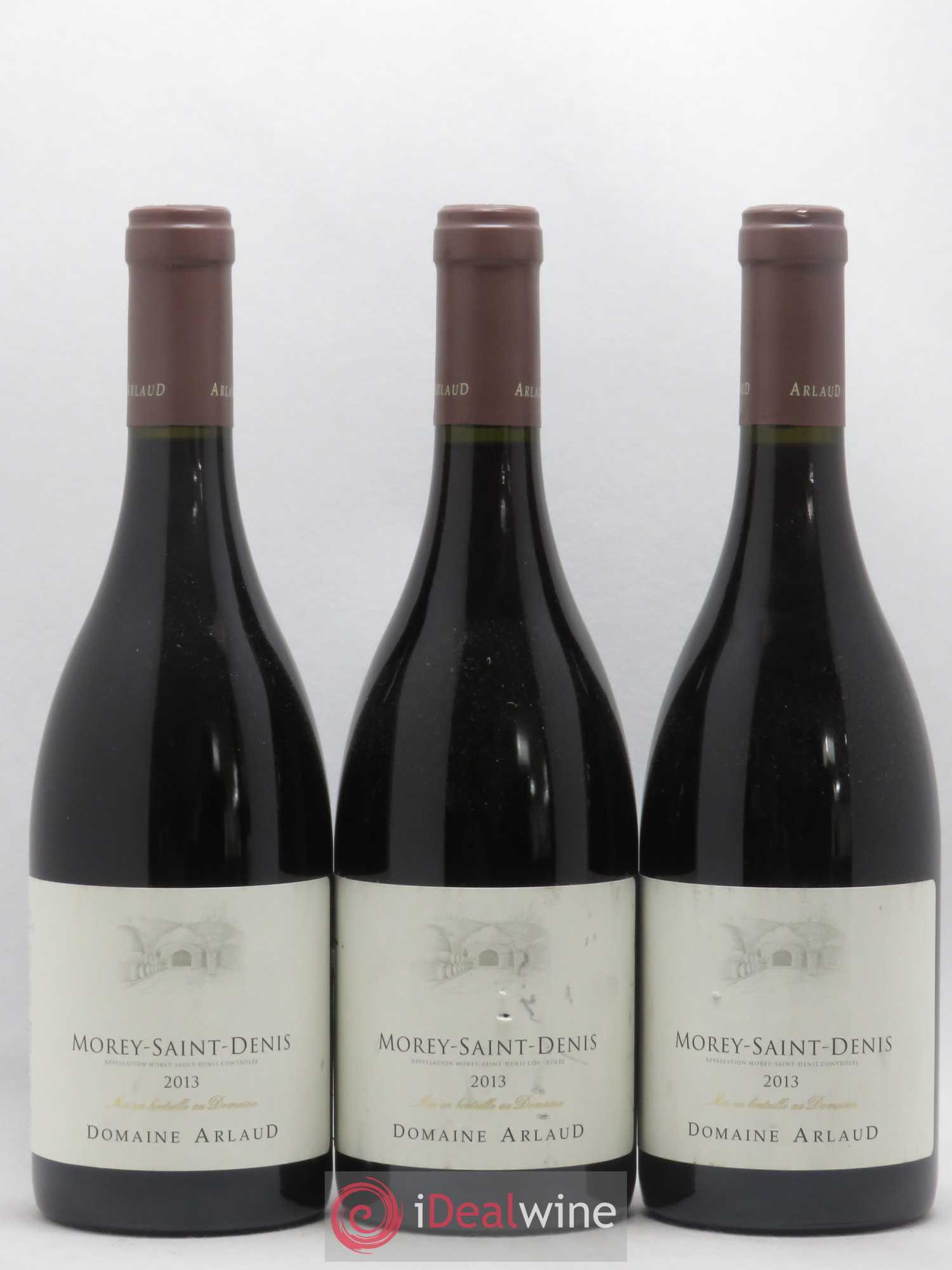 Morey-Saint-Denis Arlaud (sans prix de réserve) 2013 - Lot de 3 bouteilles - 0