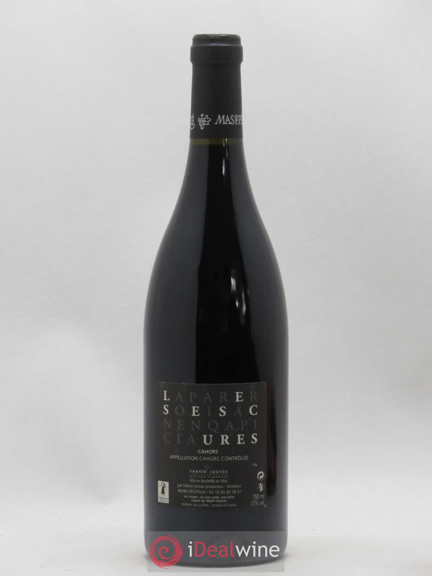 Cahors Mas Del Perie Malbec Les Escures (sans prix de réserve) 2012 - Lot de 1 bouteille - 1