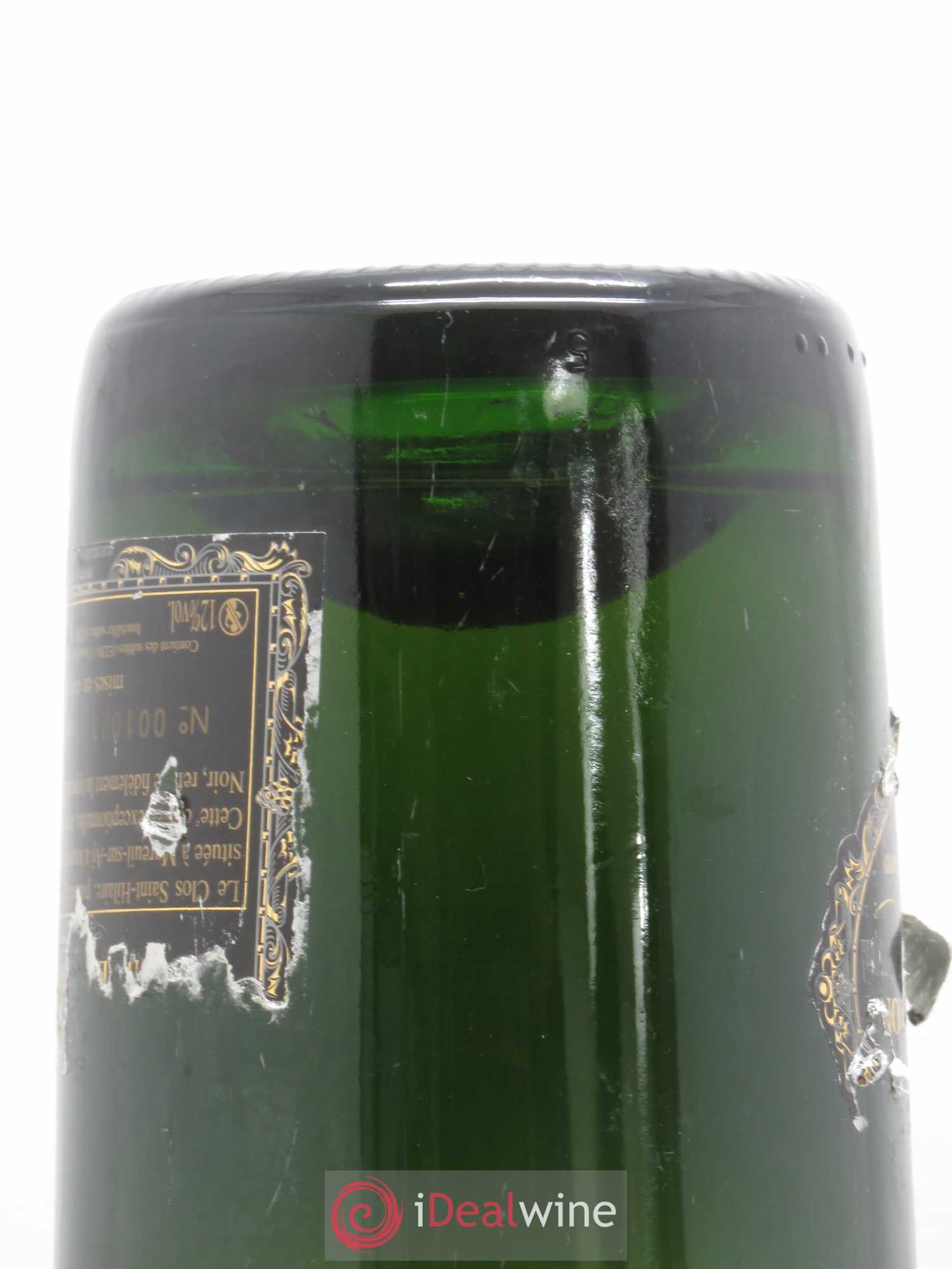 Le Clos Saint-Hilaire  Billecart-Salmon 1998 - Lot de 1 bouteille - 3